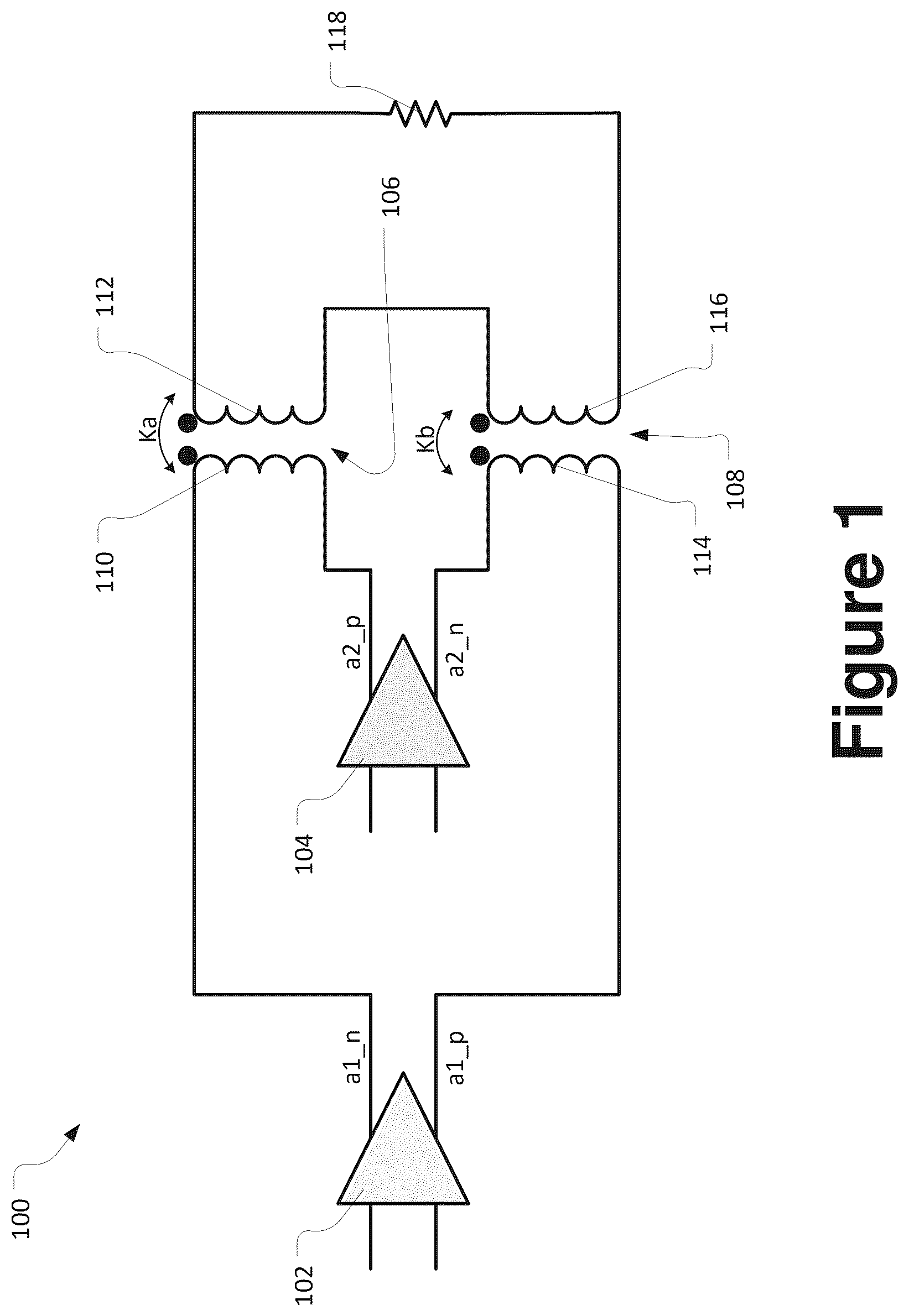 Patent US12375048 Figure 1 – Multi-core digital power amplifier with unbalanced combiner