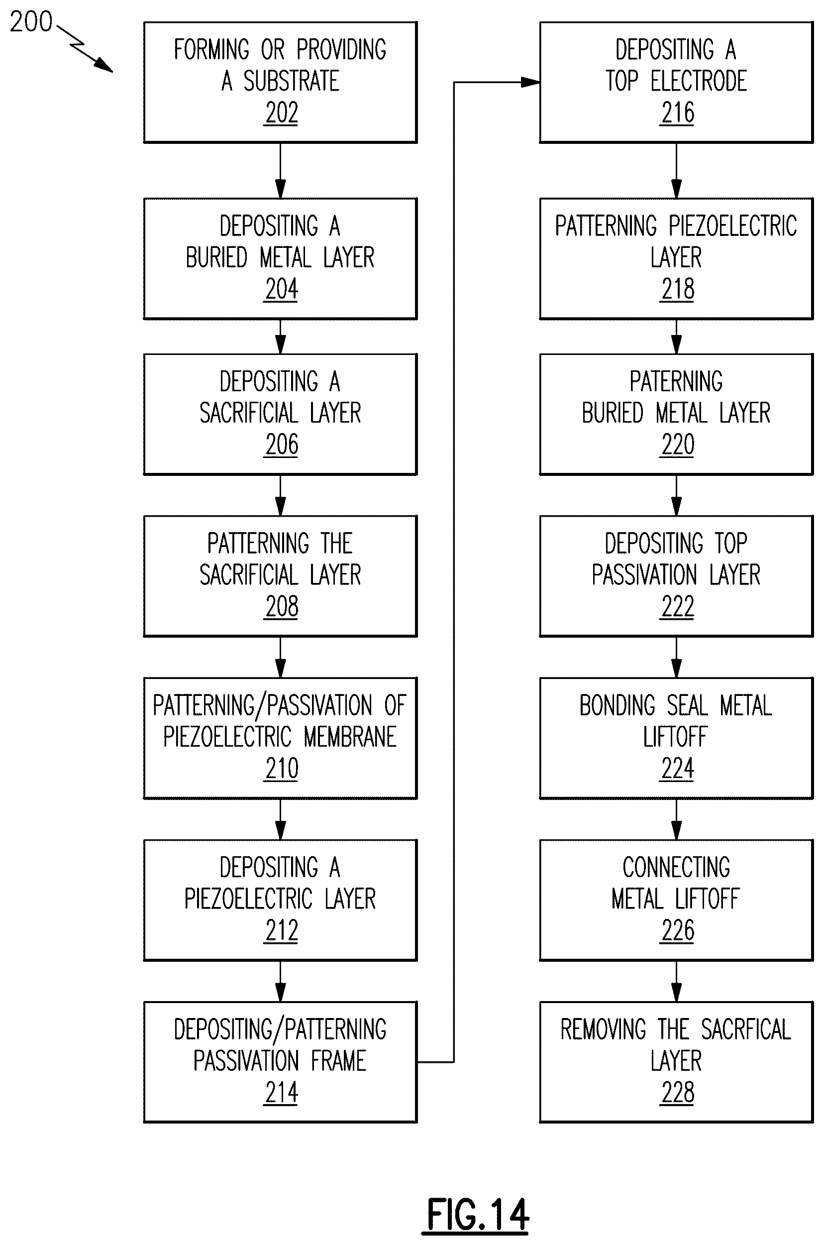 Patent US12375054 Figure 9 – Acoustic wave filter with buried connection layer under resonator