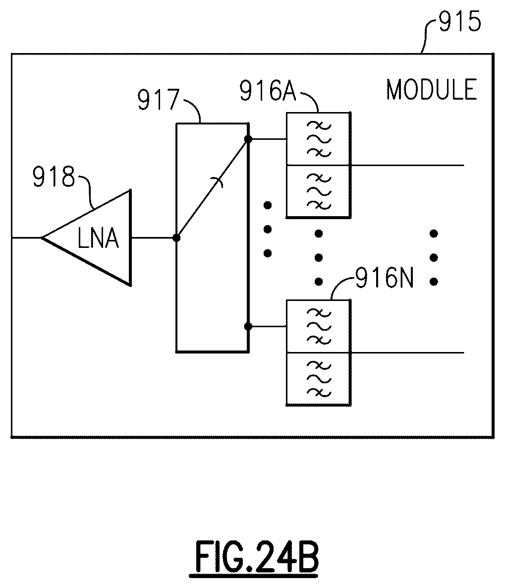 Patent US12375054 Figure 19 – Acoustic wave filter with buried connection layer under resonator