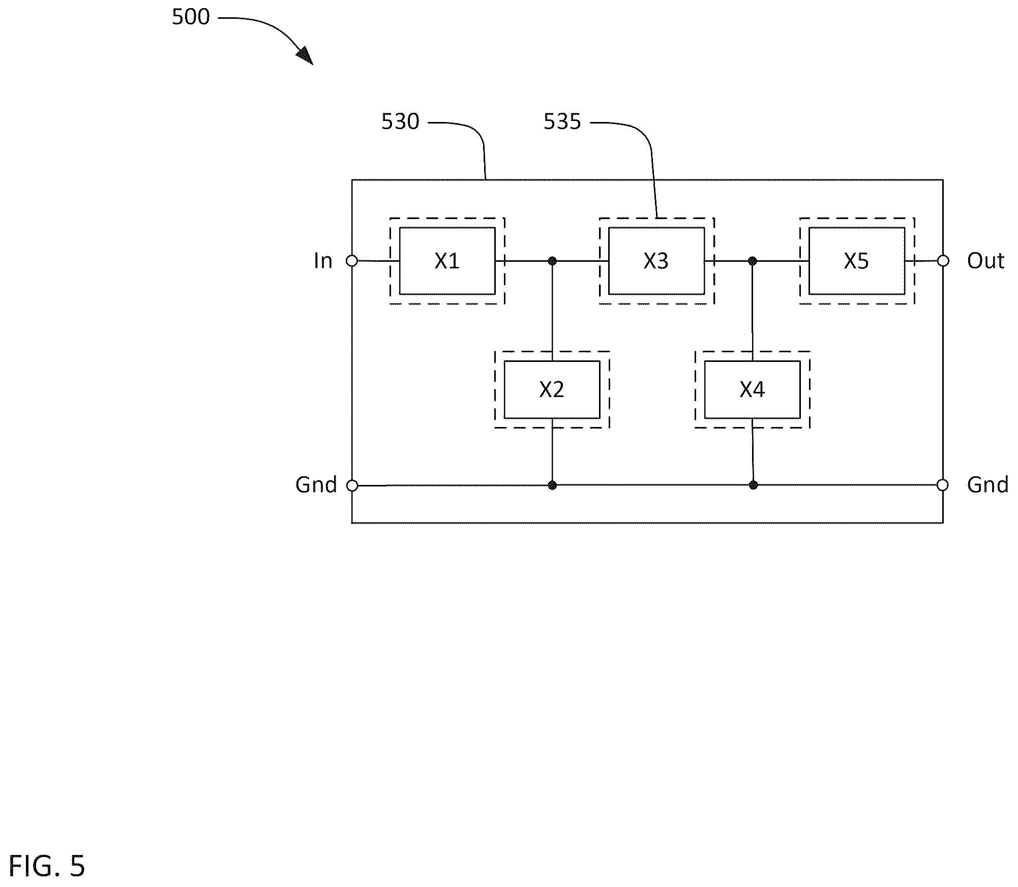 Patent US12375056 Figure 5 – Transversely-excited film bulk acoustic resonators