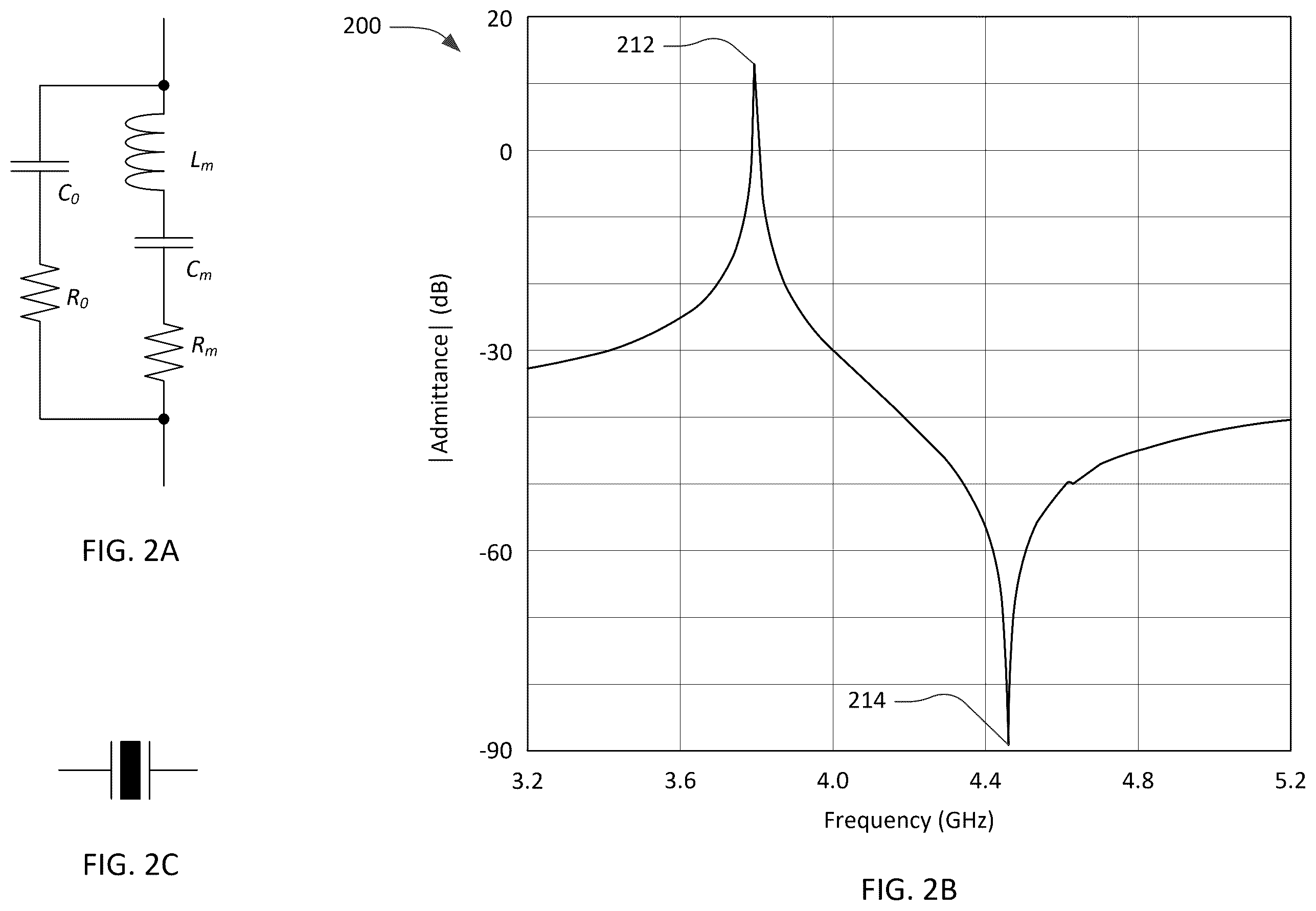 Patent US12375061 Figure 2 – Transversely-excited film bulk acoustic resonator matrix filters