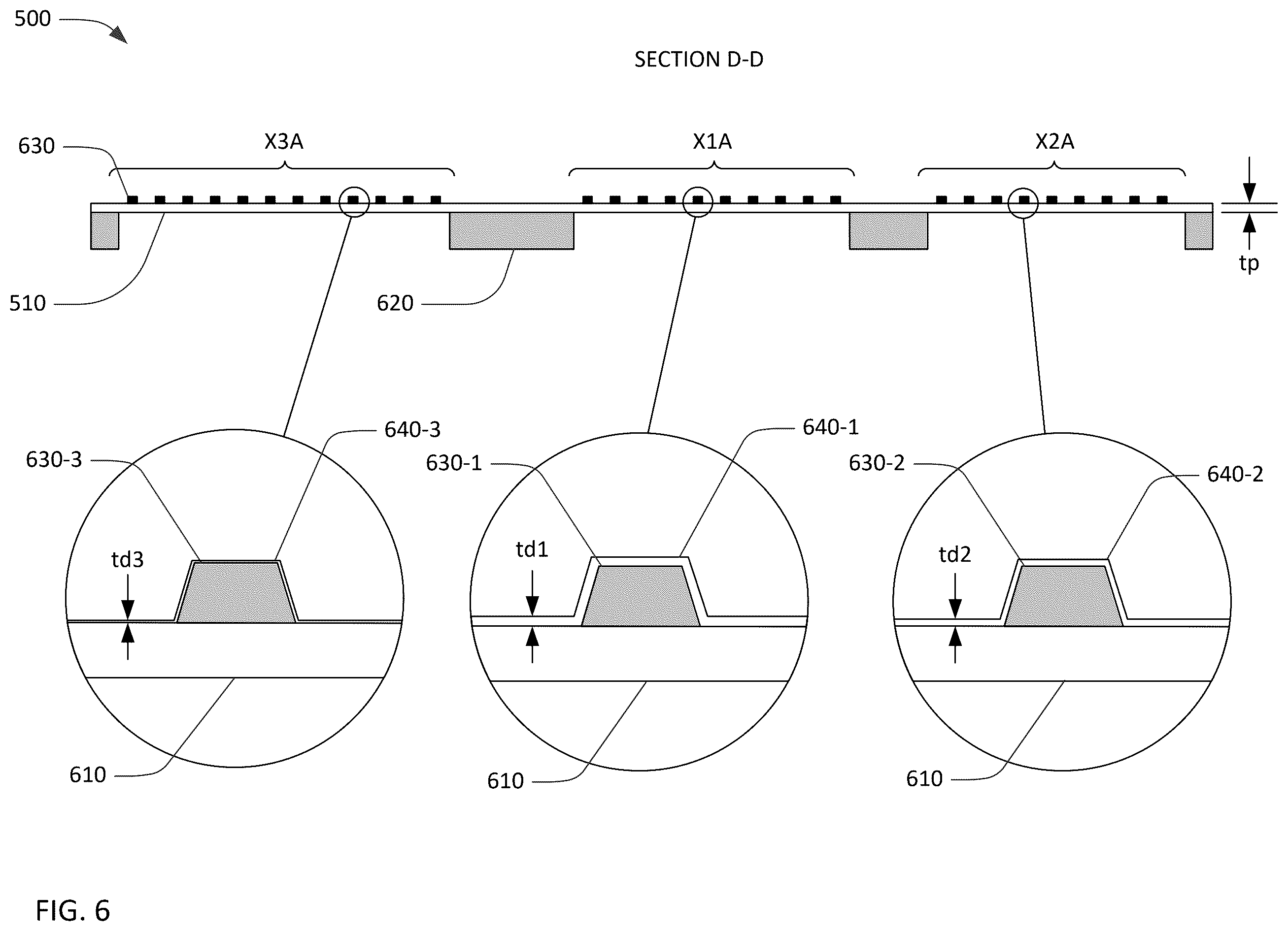 Patent US12375061 Figure 6 – Transversely-excited film bulk acoustic resonator matrix filters