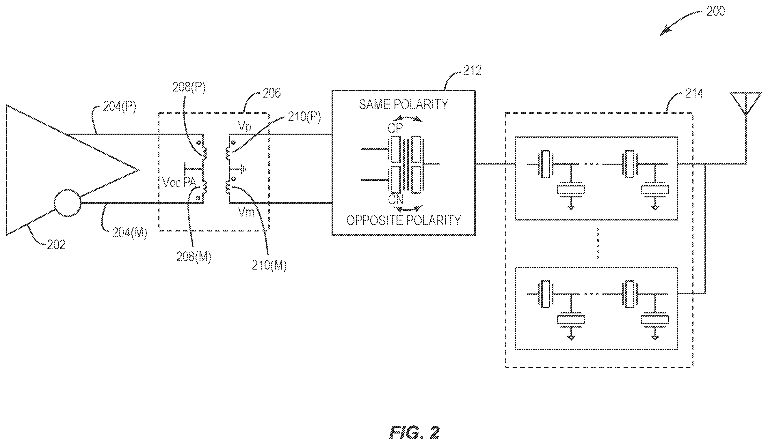 Patent US12375064 Figure 2 – Consolidated acoustic transformer in transmission chain