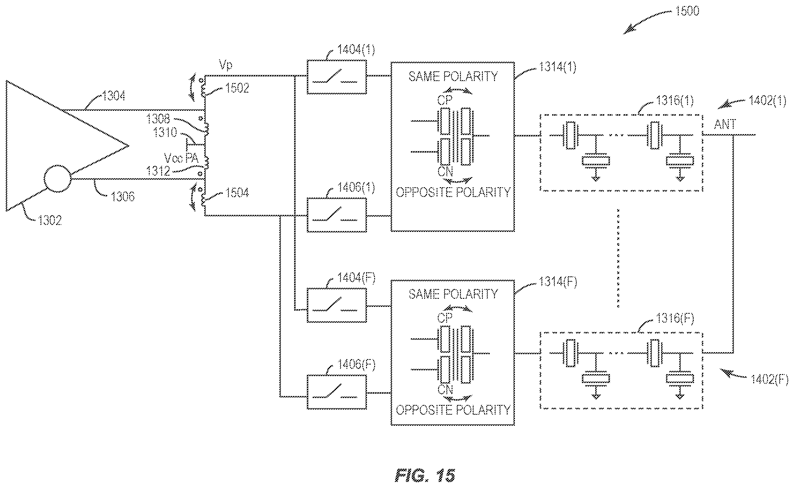 Patent US12375064 Figure 15 – Consolidated acoustic transformer in transmission chain