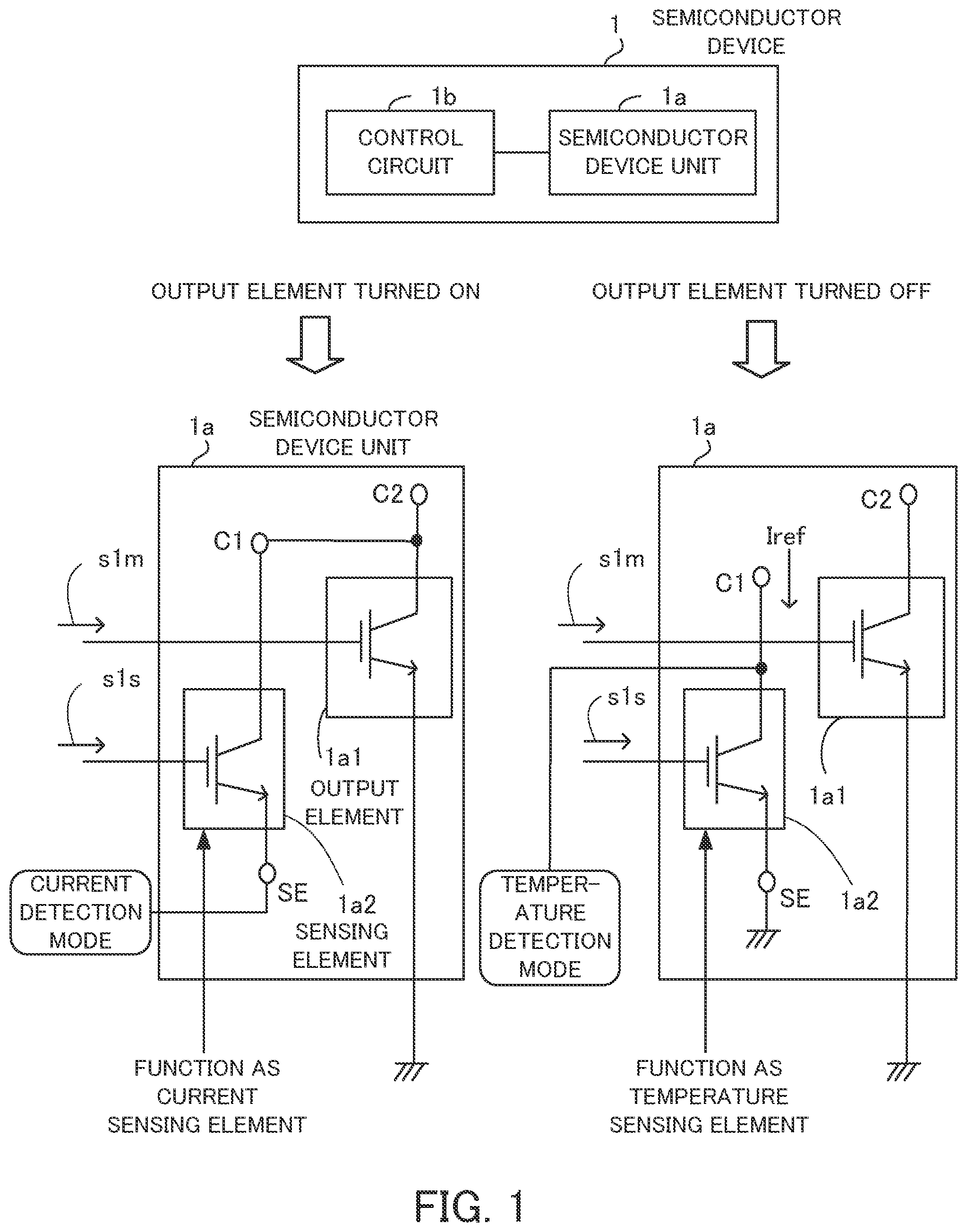 Patent US12375075 — Semiconductor device — Figure 1