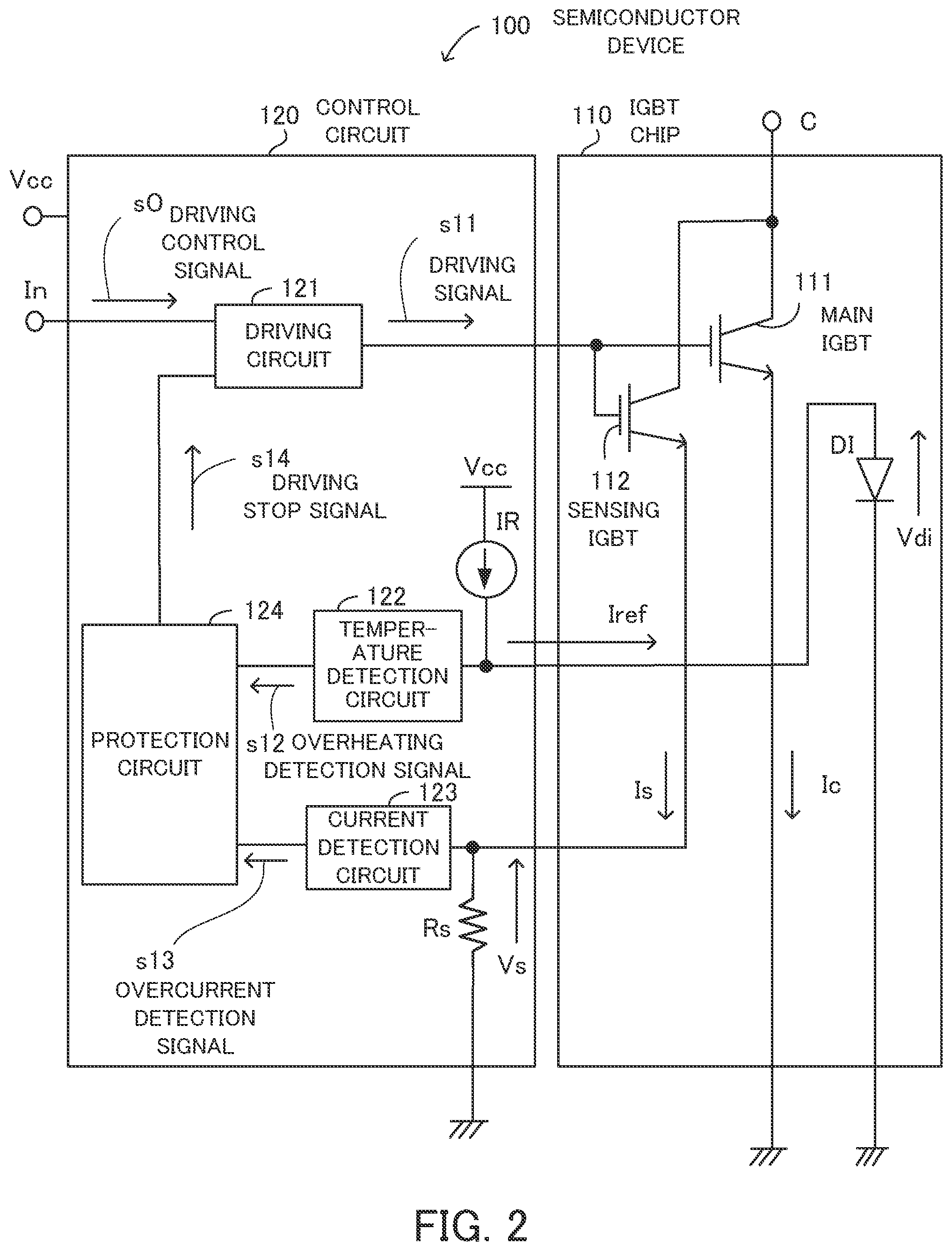 Patent US12375075 Figure 2 – Semiconductor device