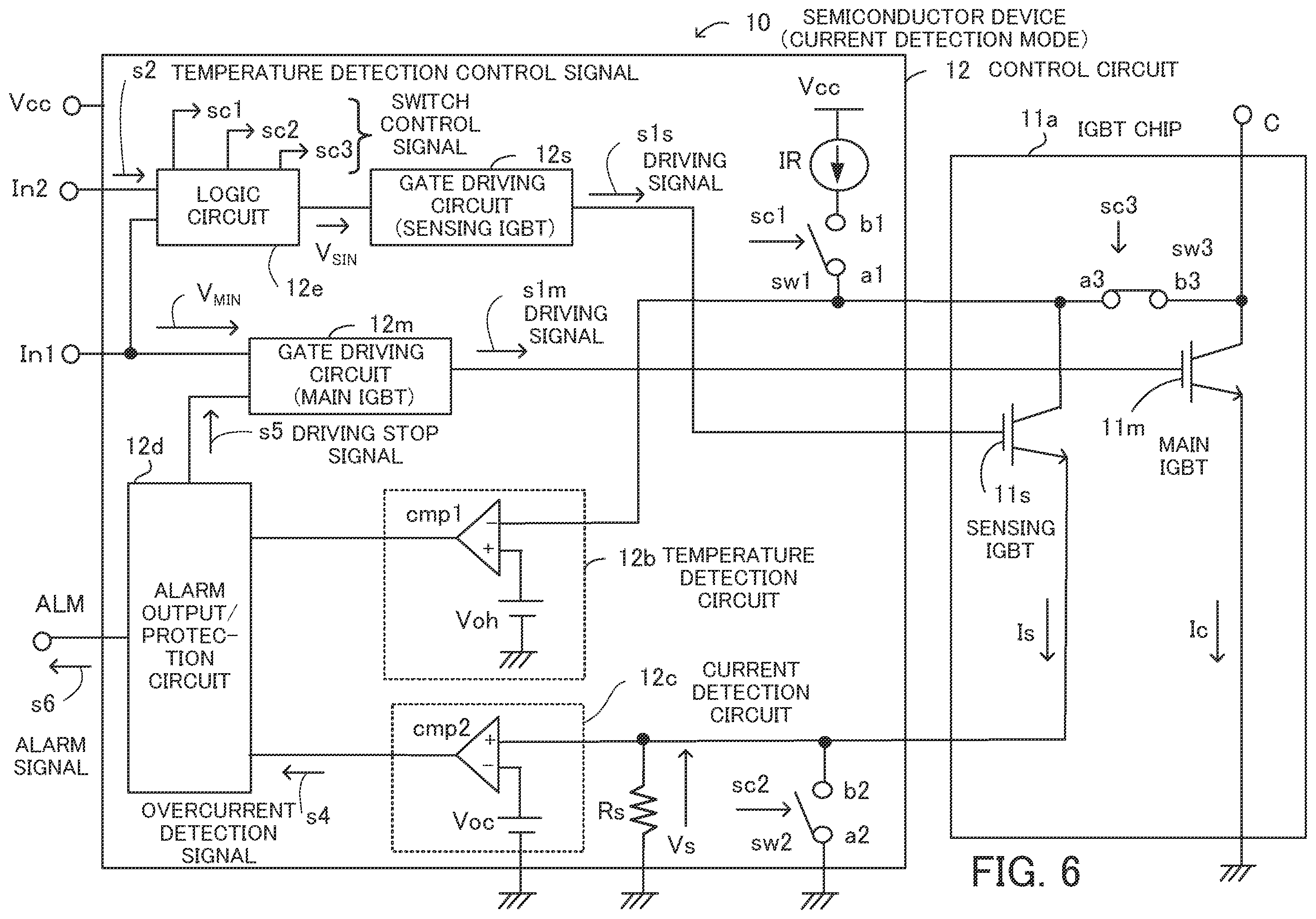 Patent US12375075 Figure 6 – Semiconductor device