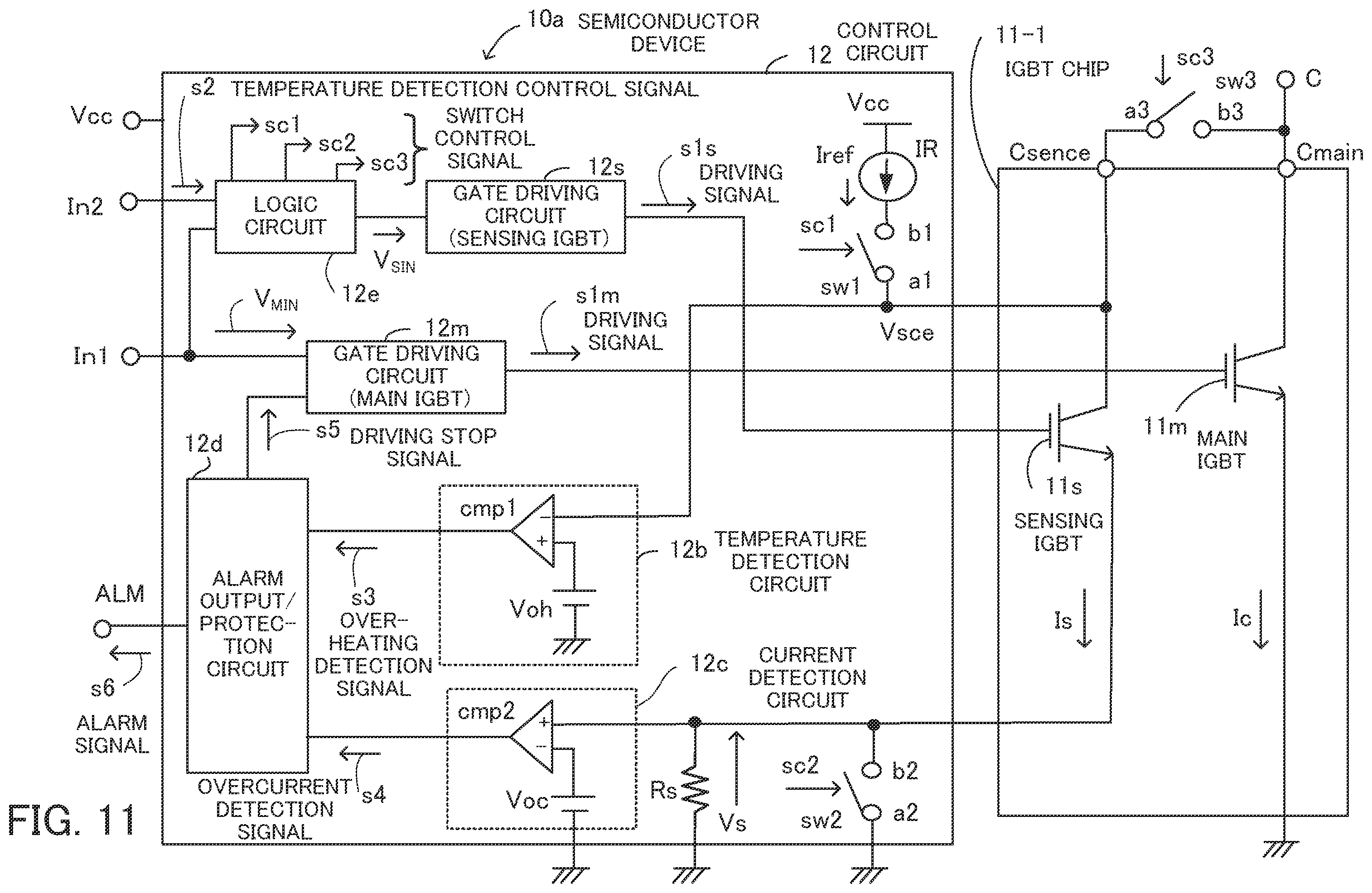 Patent US12375075 Figure 11 – Semiconductor device