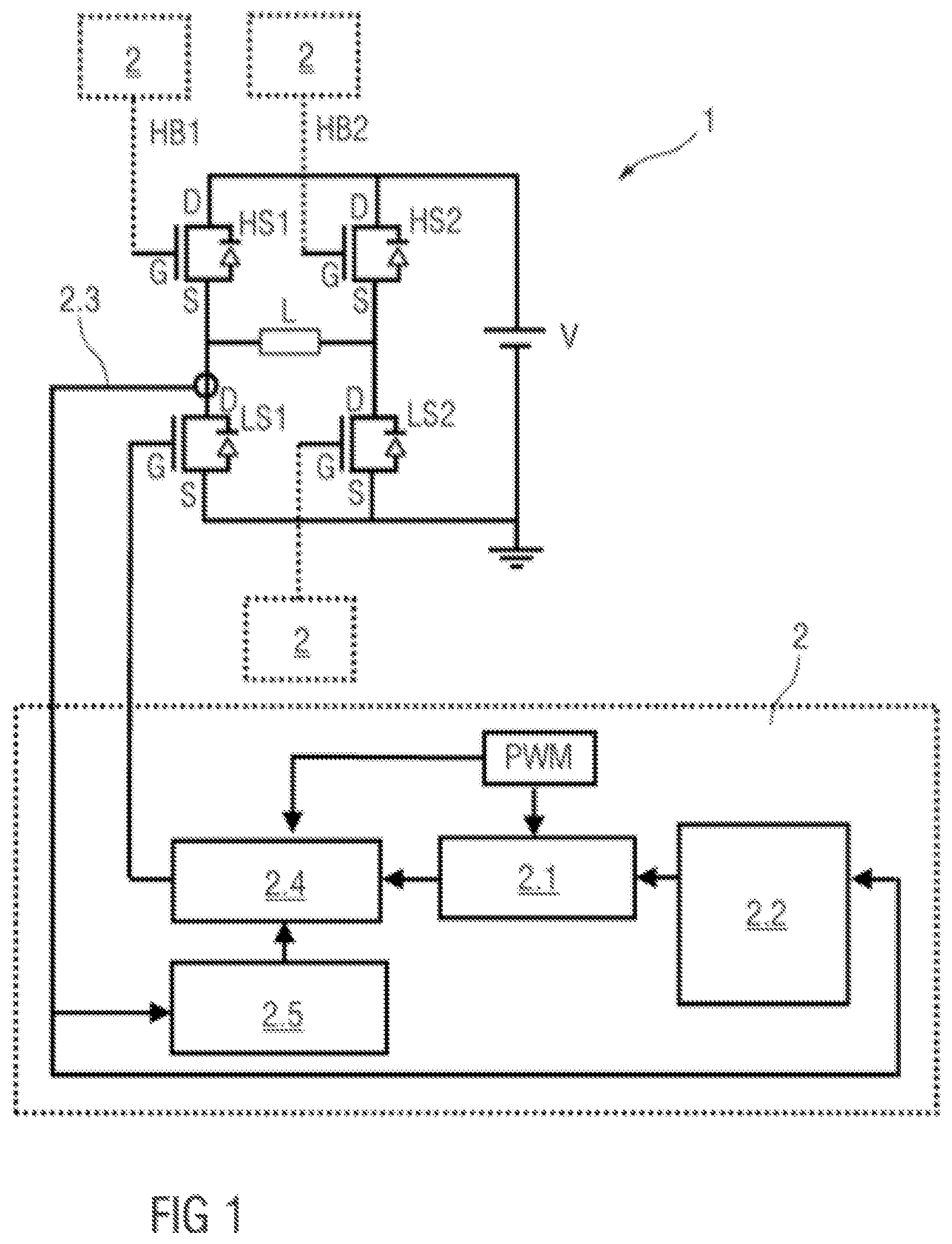 Patent US12375077 — Method for switching power transistors — Figure 1