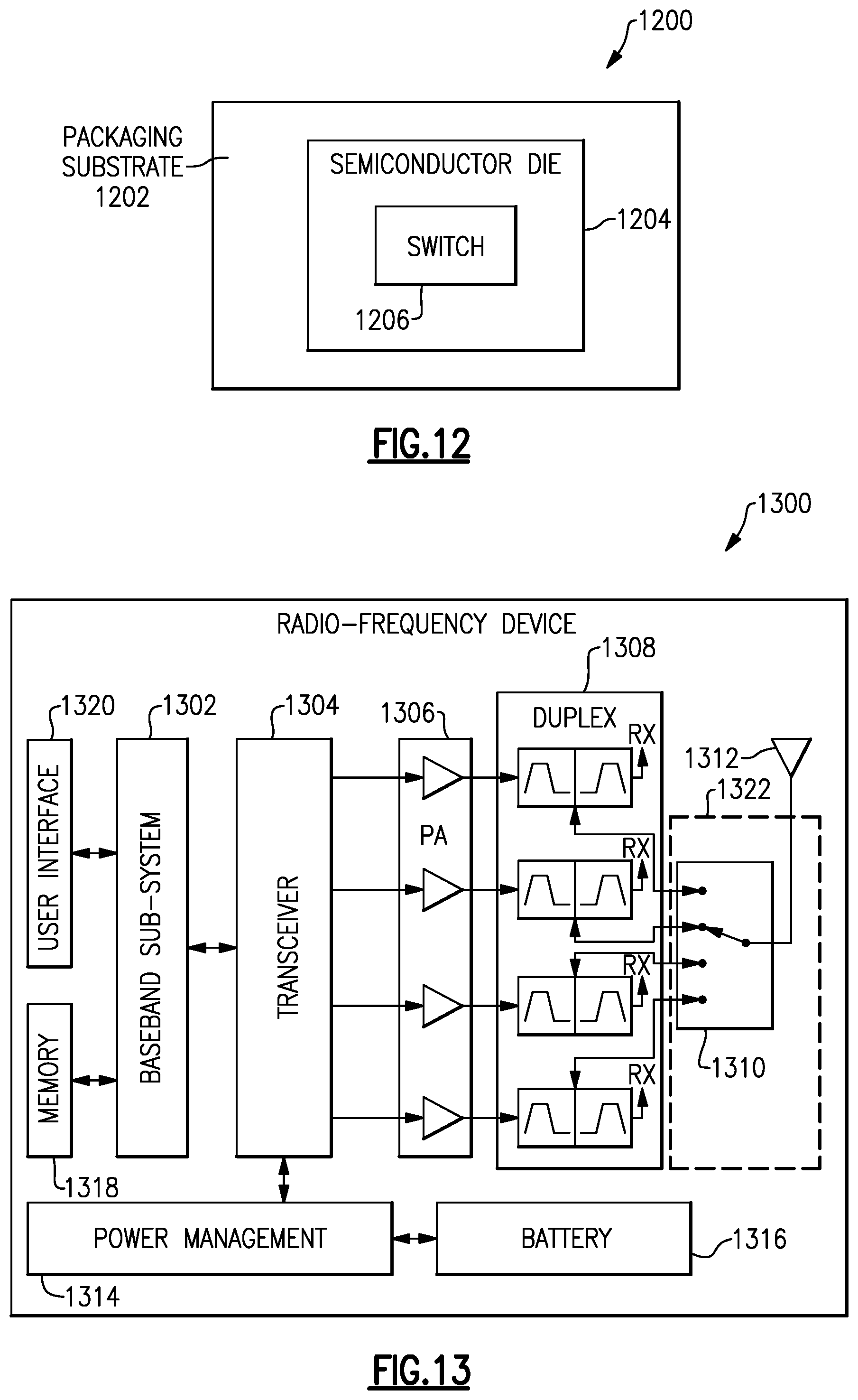 Patent US12375078 Figure 14 – Switch with gate or body connected linearizer