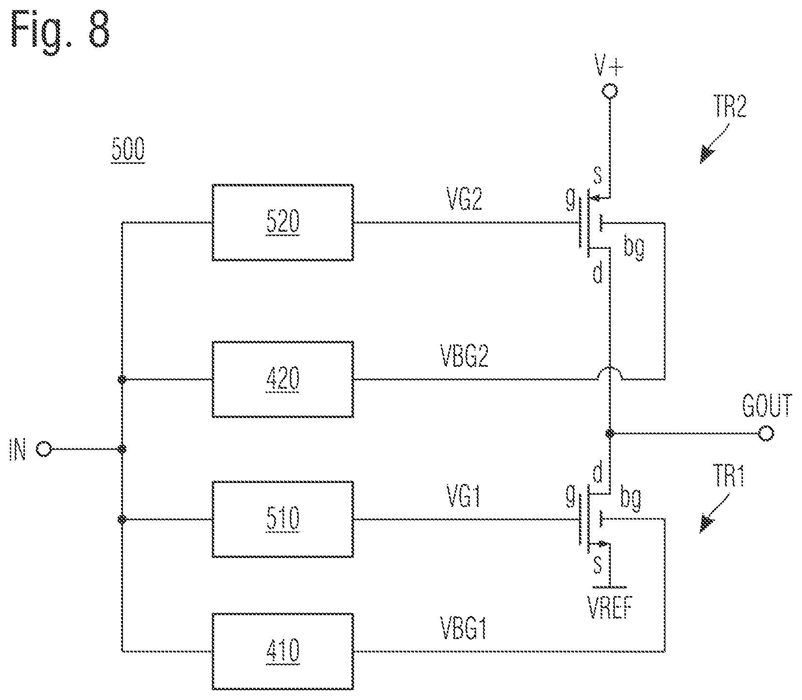 Patent US12375081 Figure 4 – Gate driver device having a driver circuit for supplying a backgate drive signal