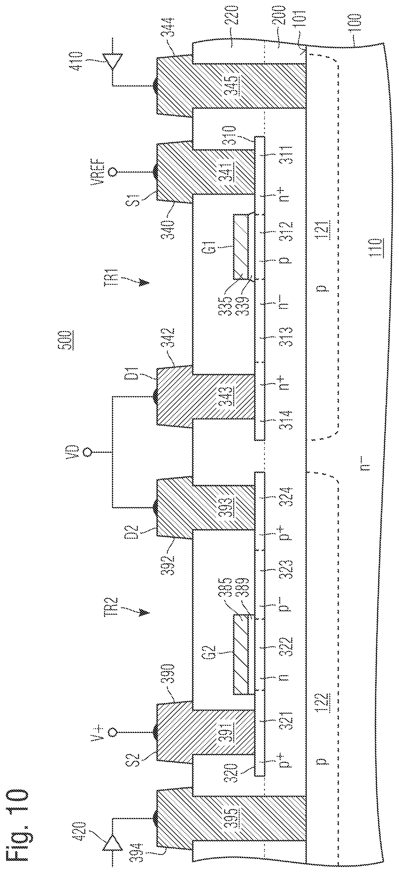 Patent US12375081 Figure 7 – Gate driver device having a driver circuit for supplying a backgate drive signal