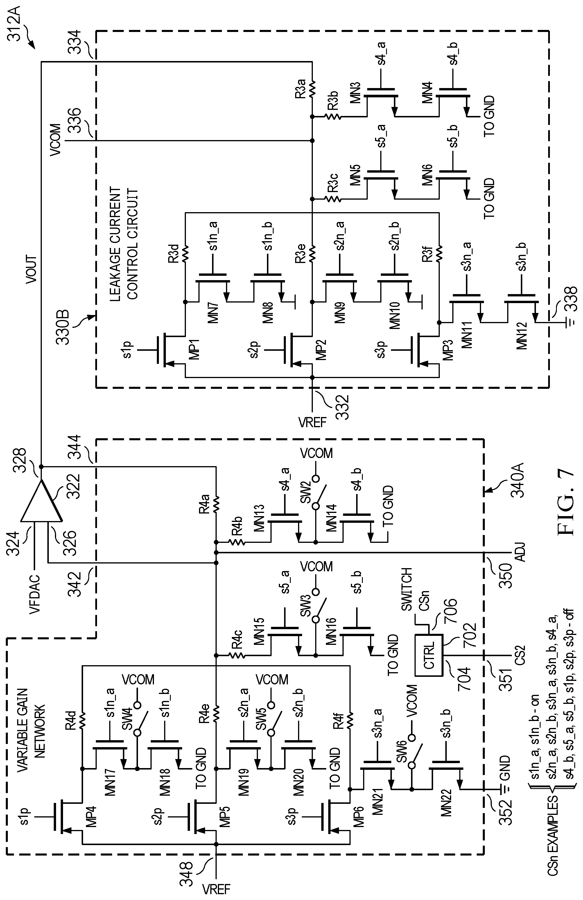 Patent US12375095 Figure 6 – Digital-to-analog converter circuit with linear programmable gain stage