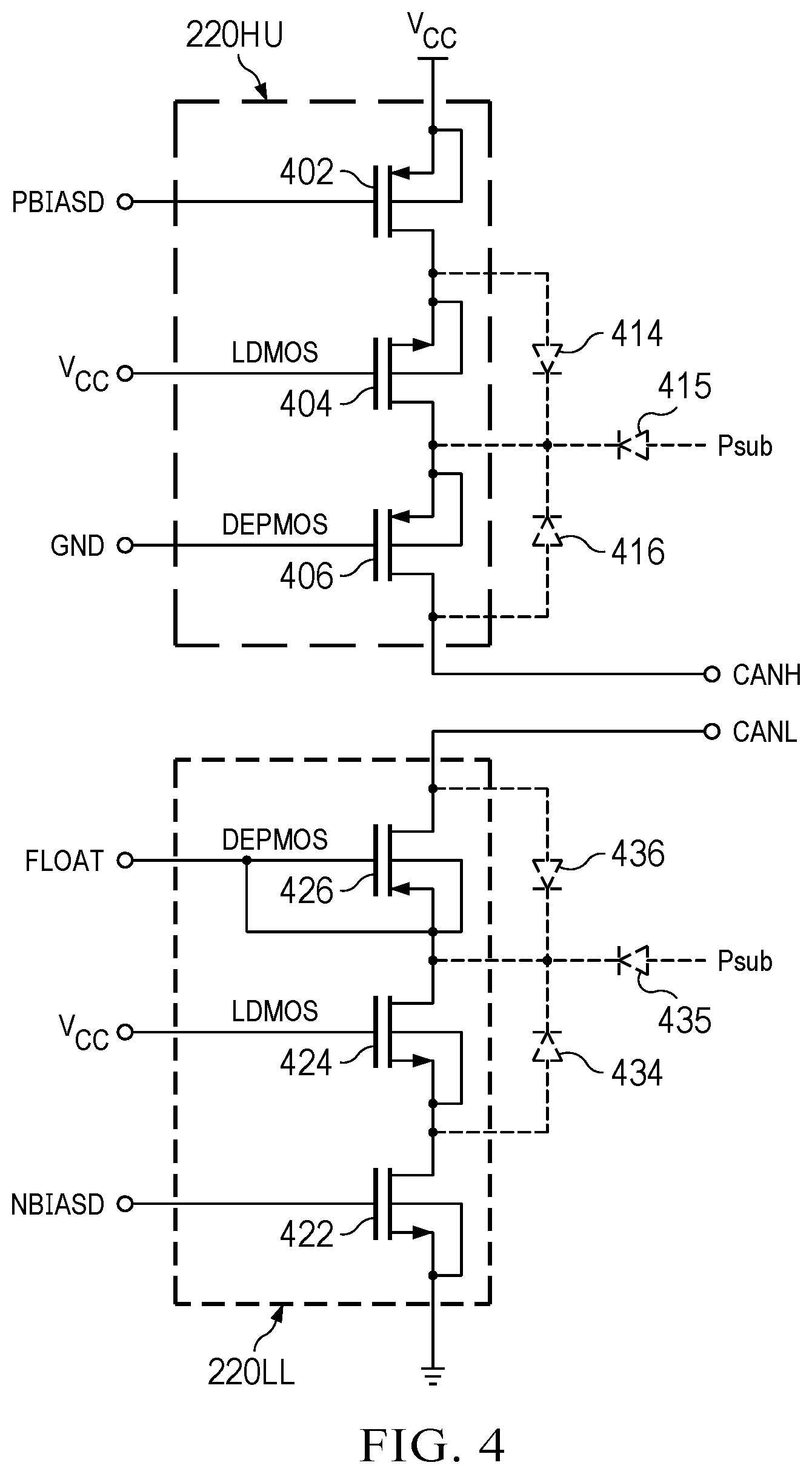 Patent US12375121 Figure 5 – Feedback controlled high-speed transmitter