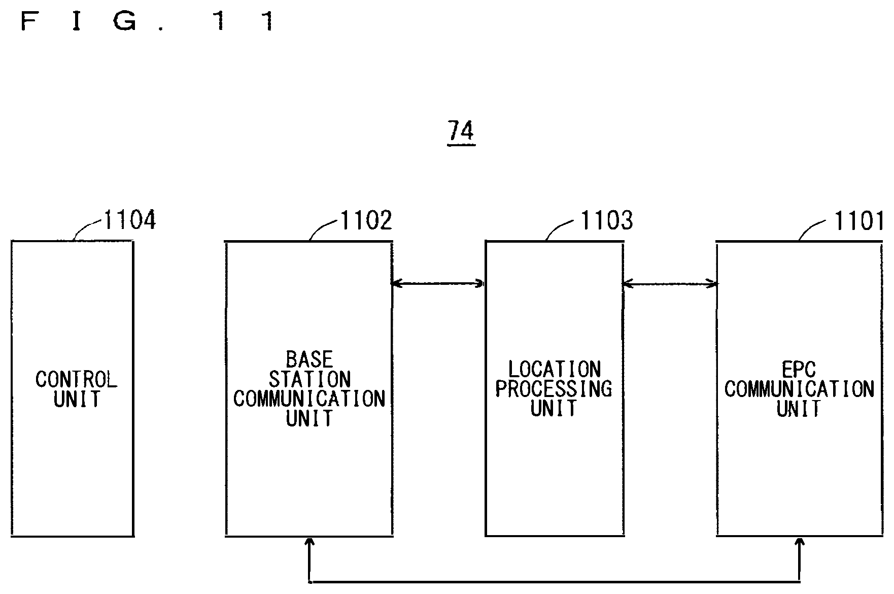 Patent US12375131 Figure 11 – Mobile communication system
