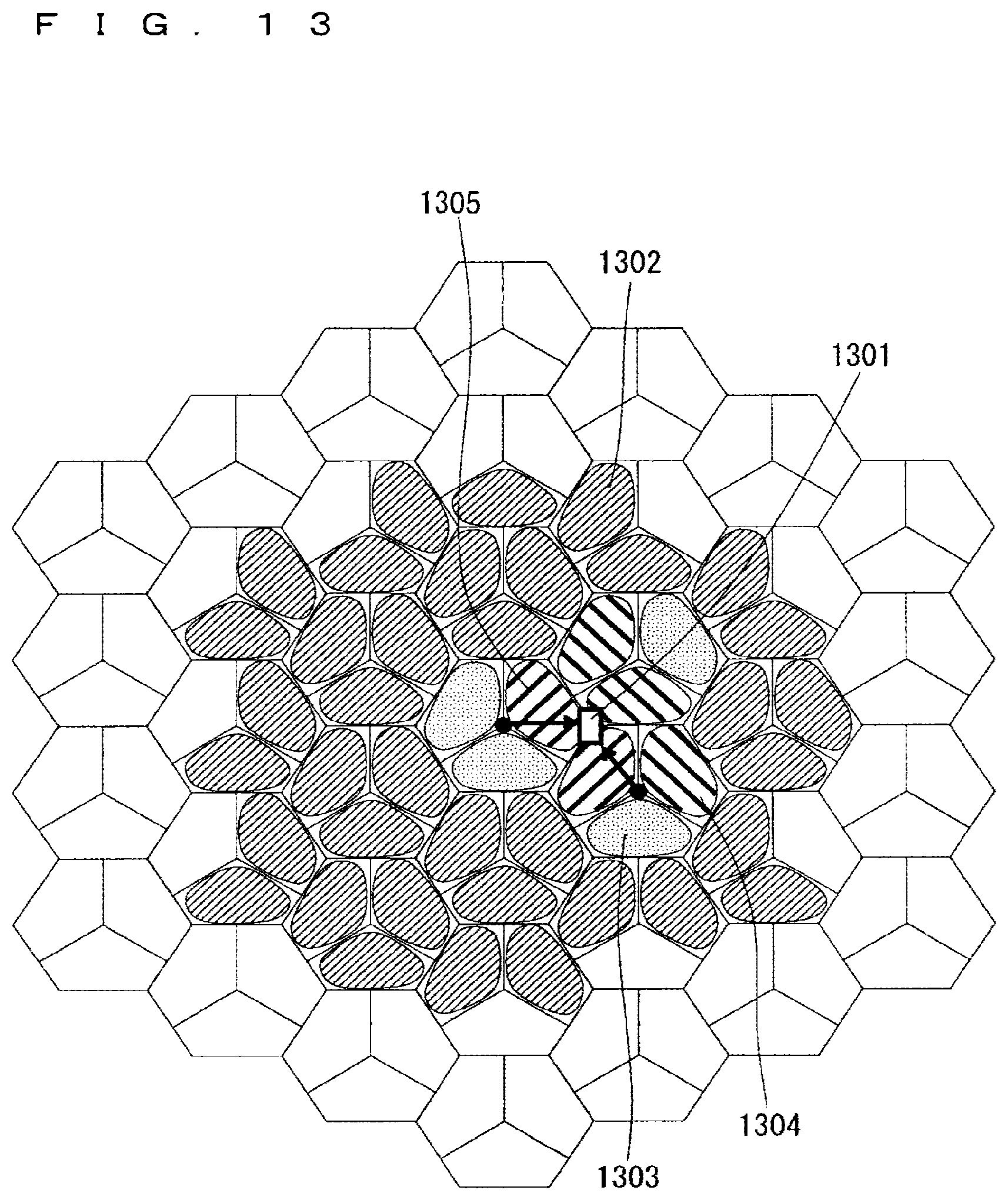 Patent US12375131 Figure 13 – Mobile communication system