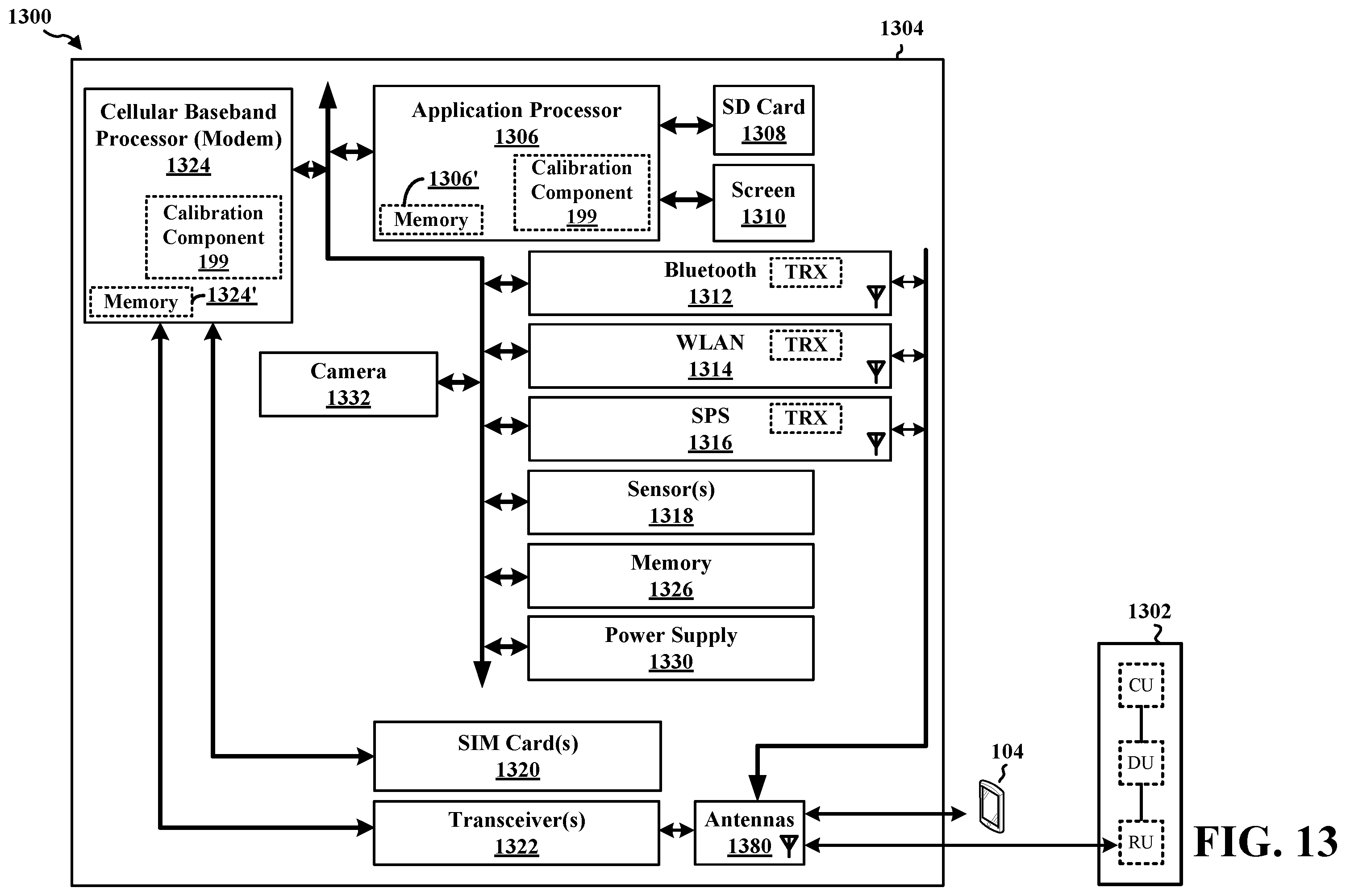 Patent US12375142 Figure 13 – Method for sharing dynamic capability of level of calibration to other devices in network