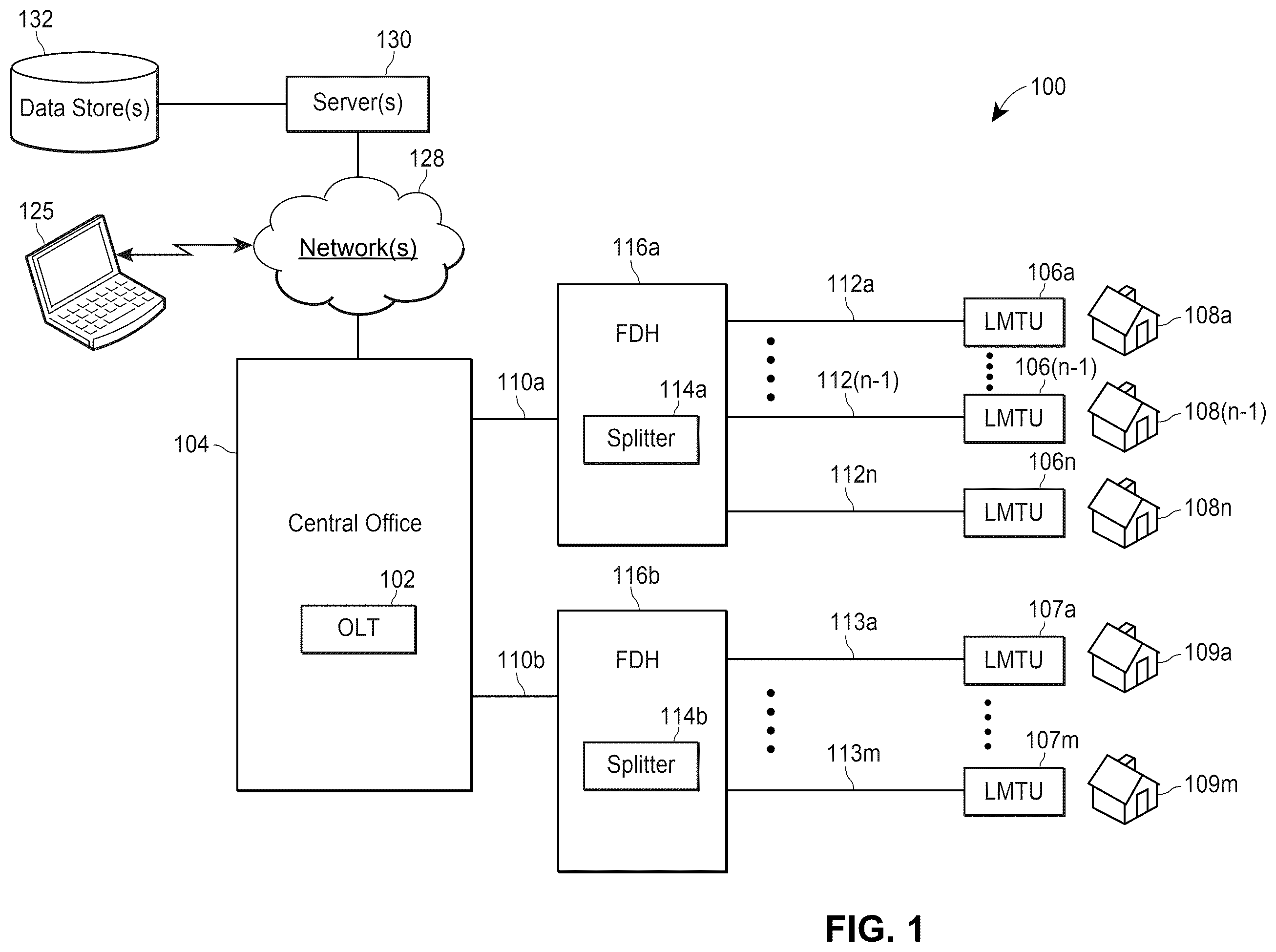 Patent US12375174 Figure 1 – Network quality evaluation based on network metrics