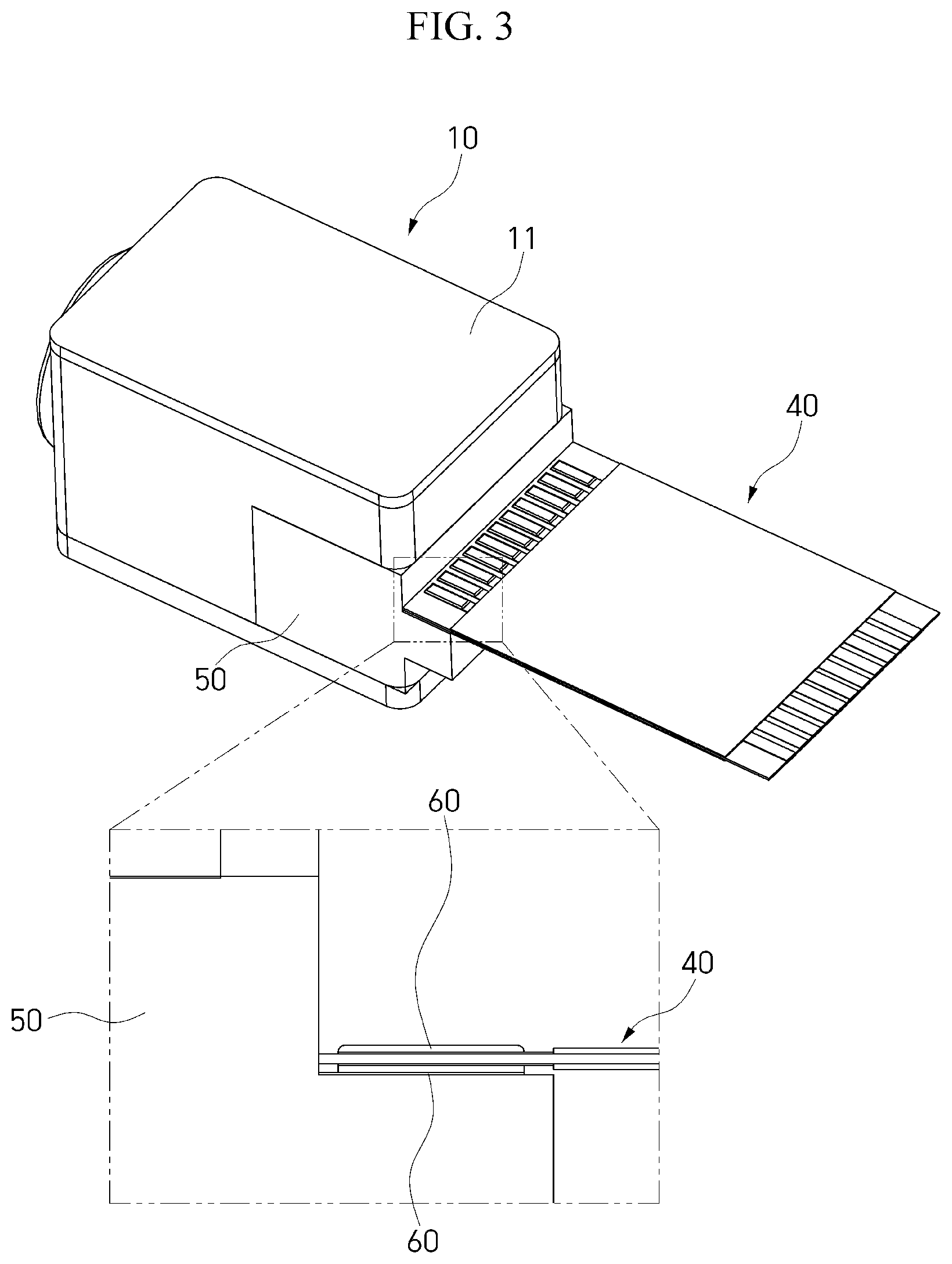 Patent US12375179 Figure 3 – Optical transceiver for high-precision bonding of flexible printed circuit board and ceramic feed-through structure and package structure