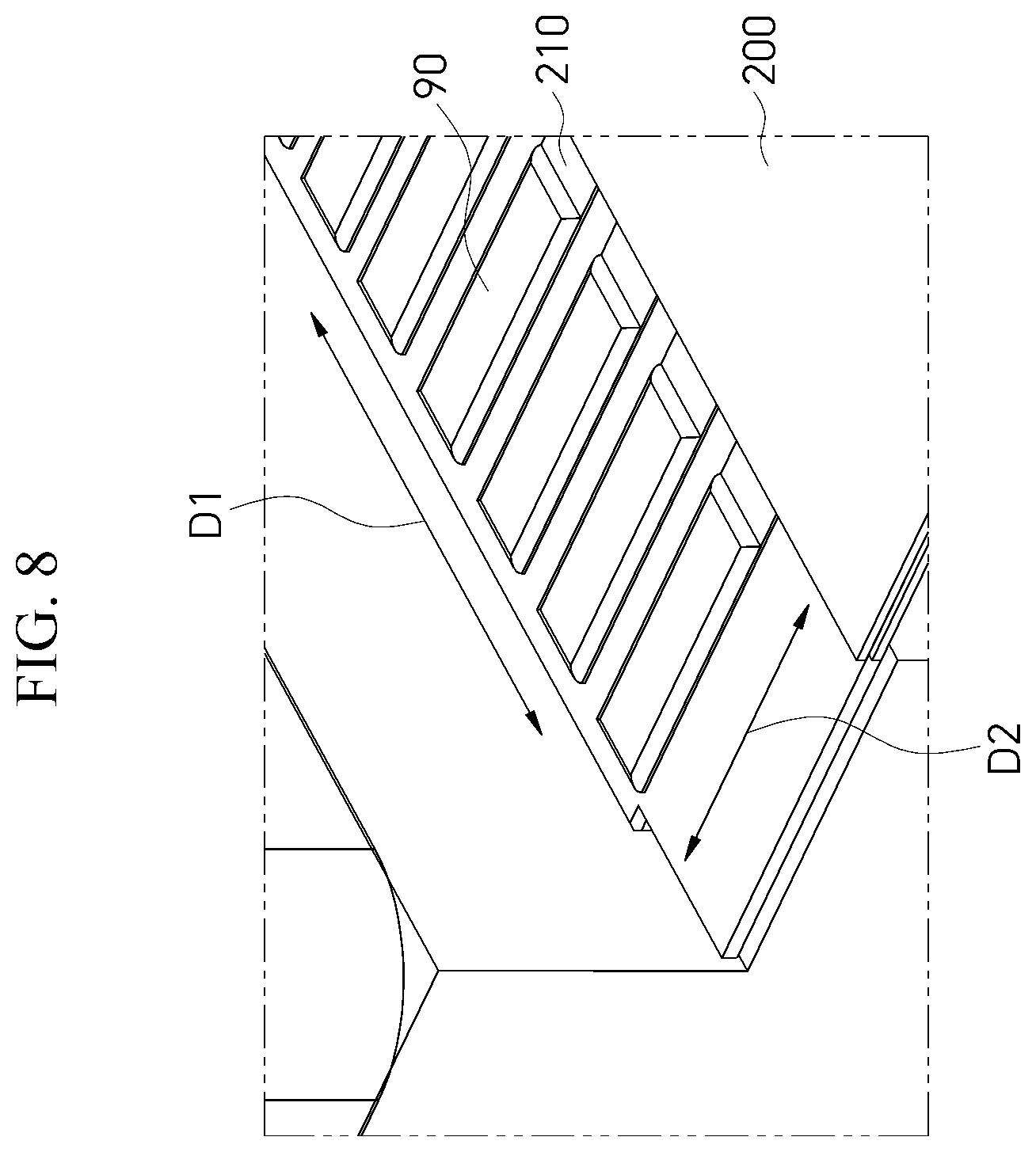 Patent US12375179 Figure 8 – Optical transceiver for high-precision bonding of flexible printed circuit board and ceramic feed-through structure and package structure