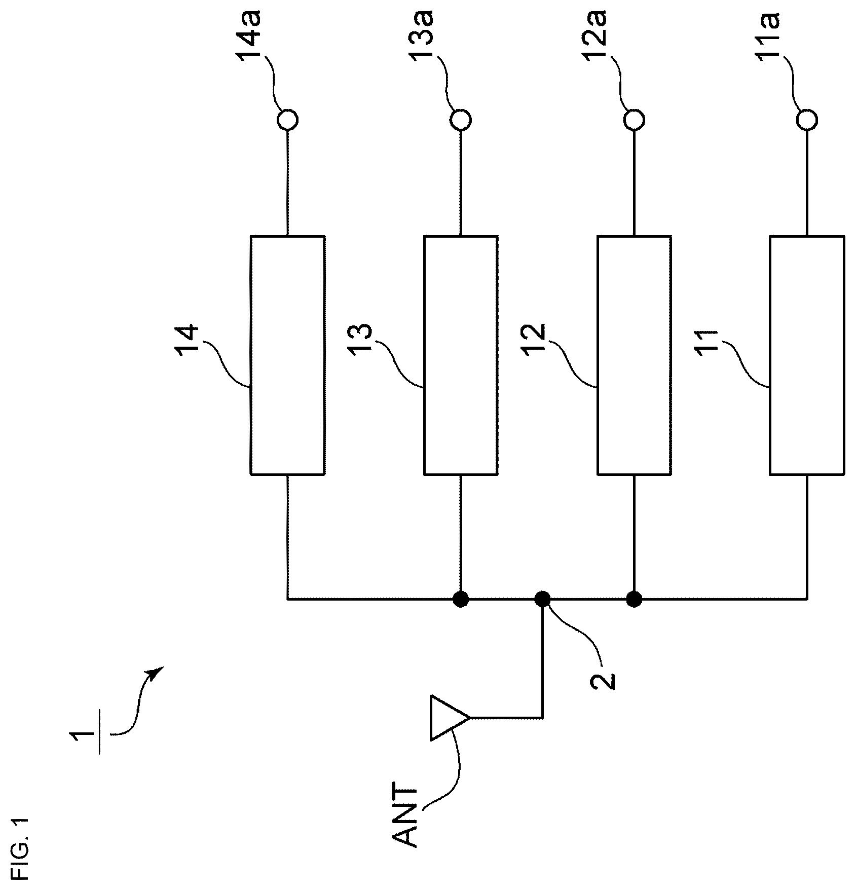 Patent US12375186 Figure 1 – Multiplexer
