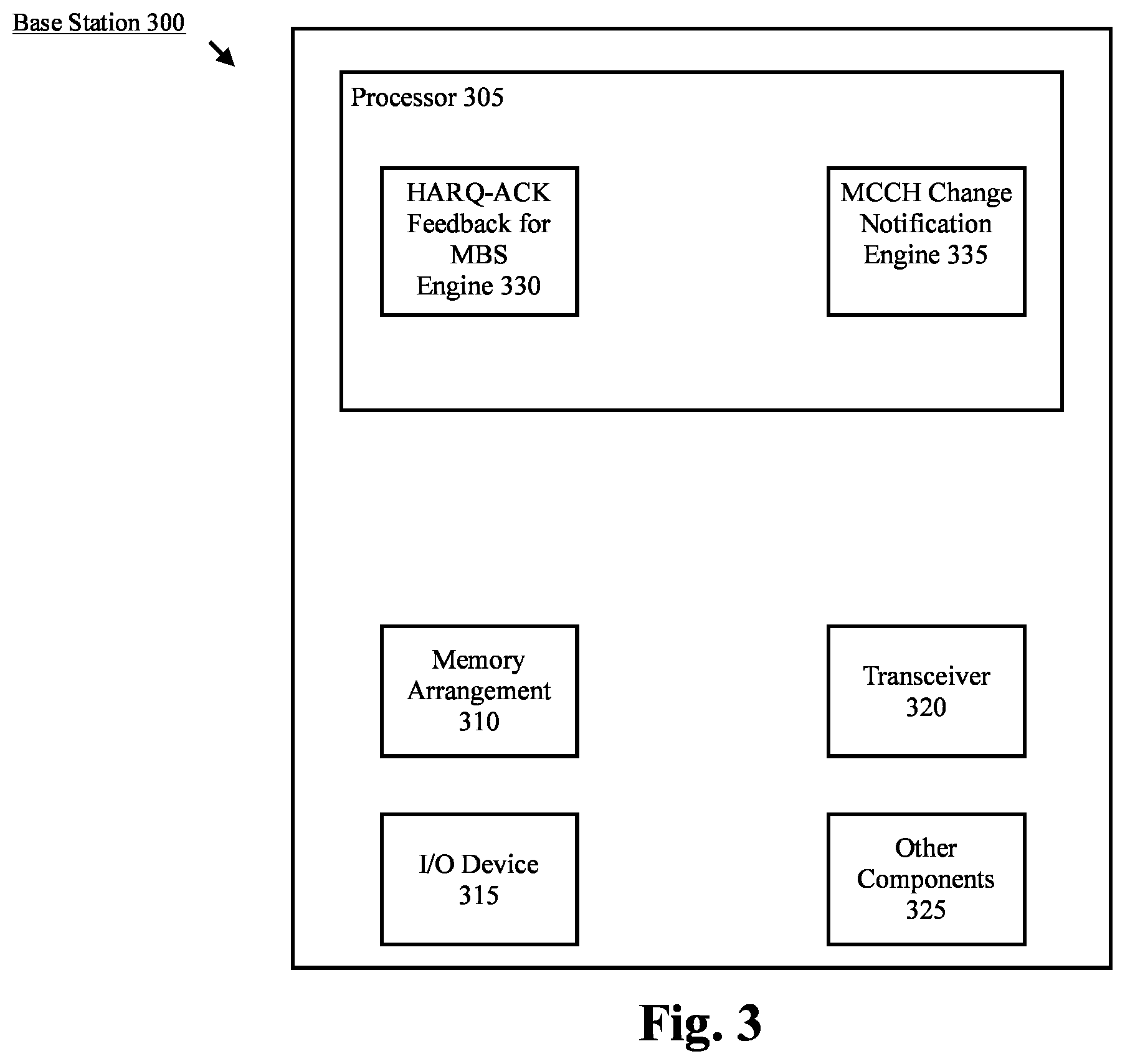 Patent US12375220 Figure 3 – Radio (NR) multicast broadcast service (MBS)