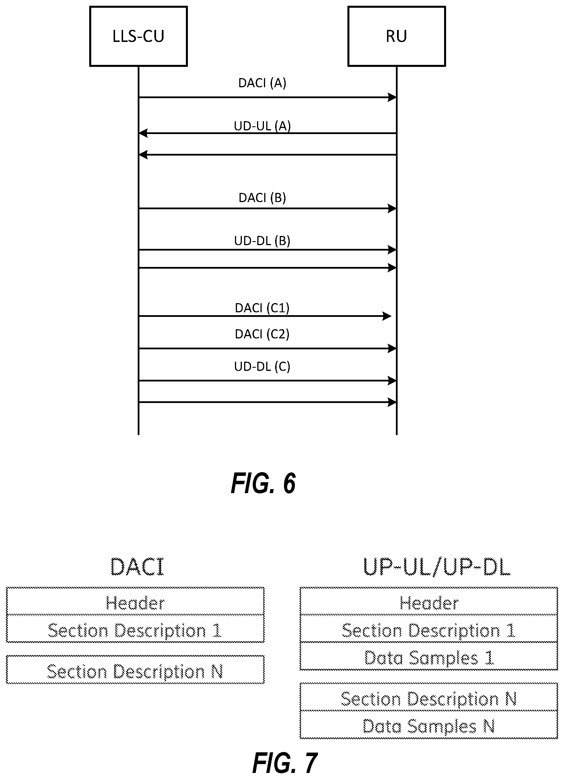 Patent US12375230 Figure 5 – Compressing user data transmitted between a lower layer split central unit and a radio unit using bitmap representations