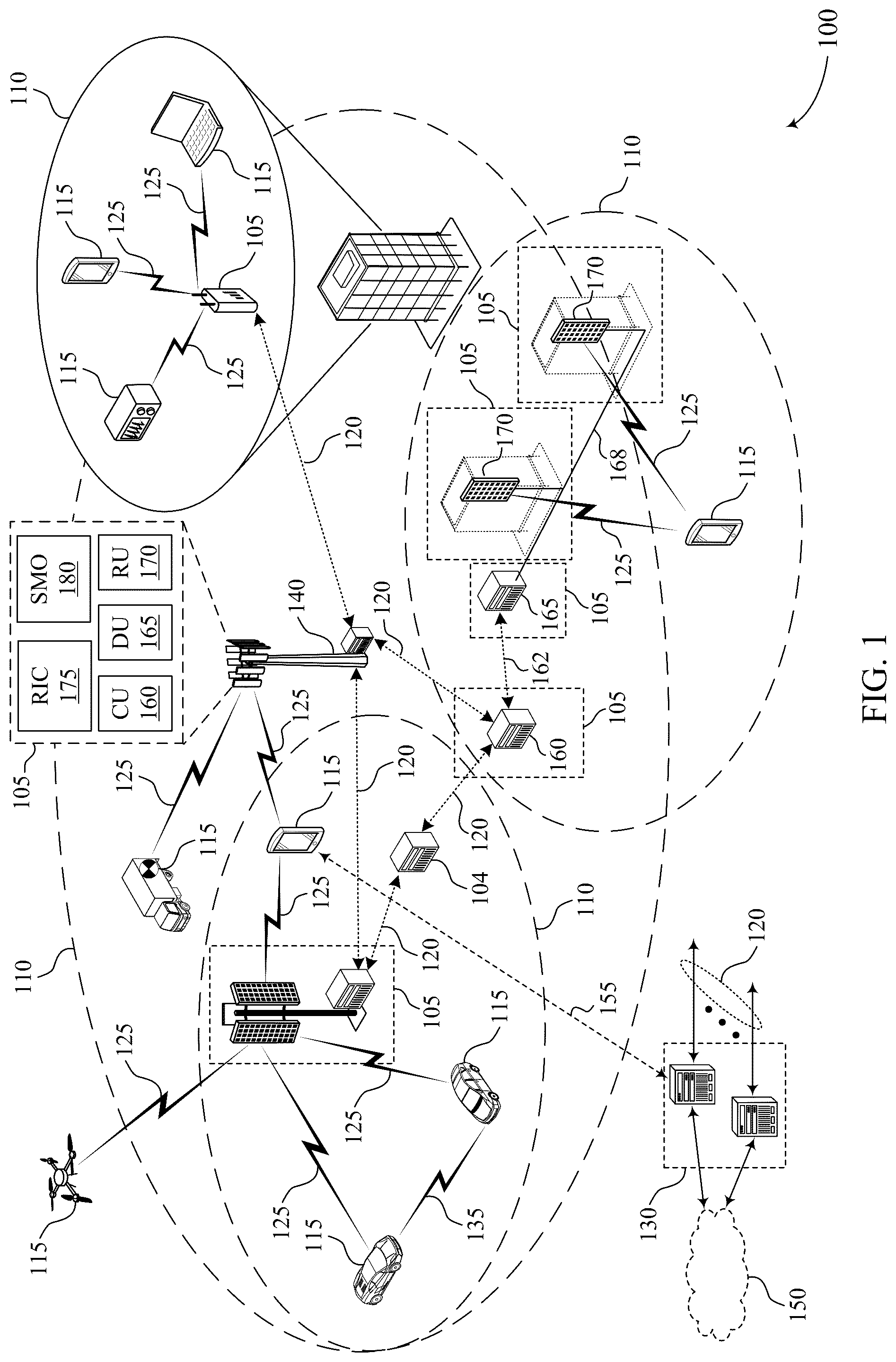 Patent US12375237 — Reference signal design for zero-tail orthogonal frequency division multiplexing communications — Figure 1