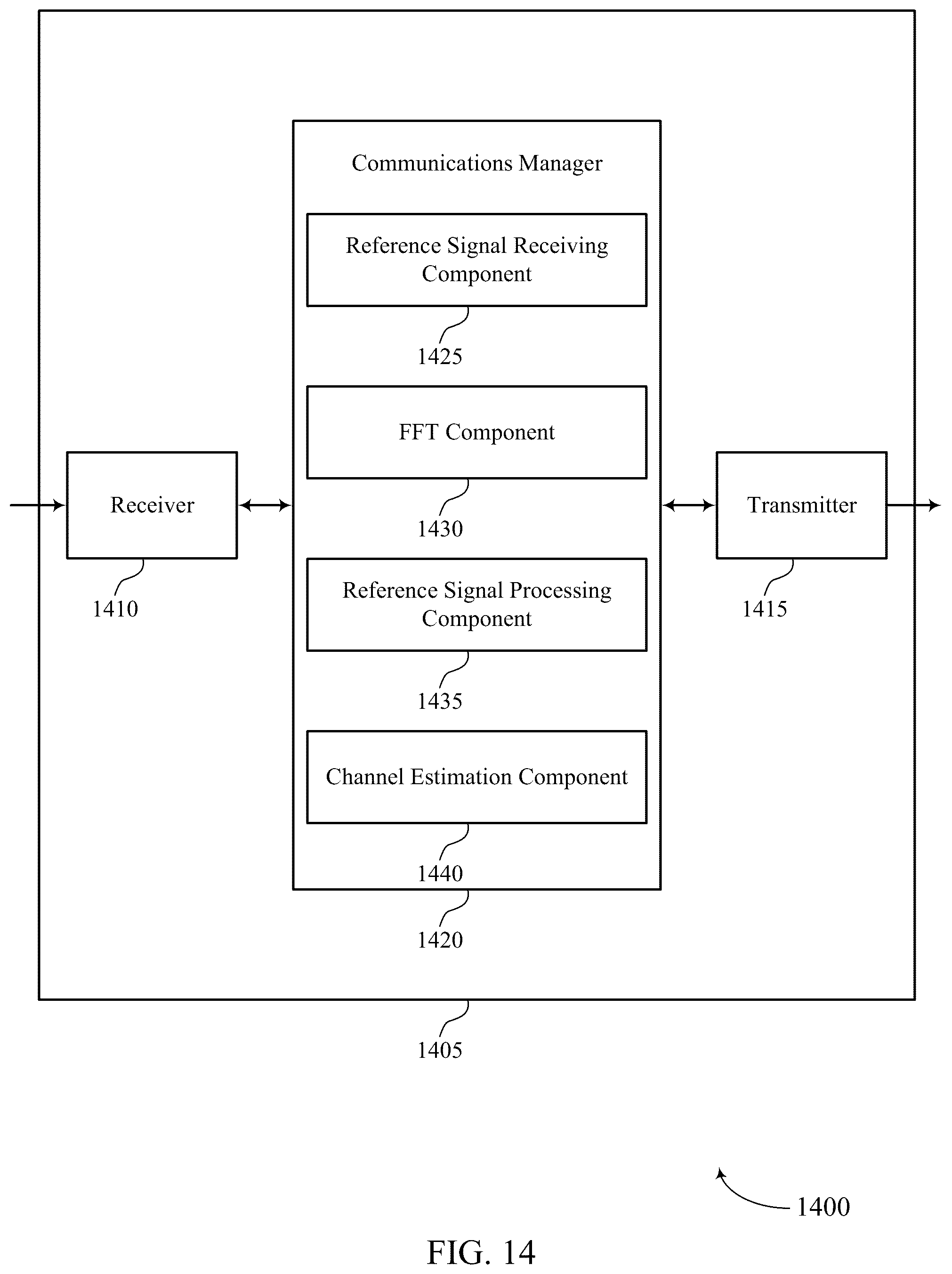 Patent US12375237 Figure 14 – Reference signal design for zero-tail orthogonal frequency division multiplexing communications