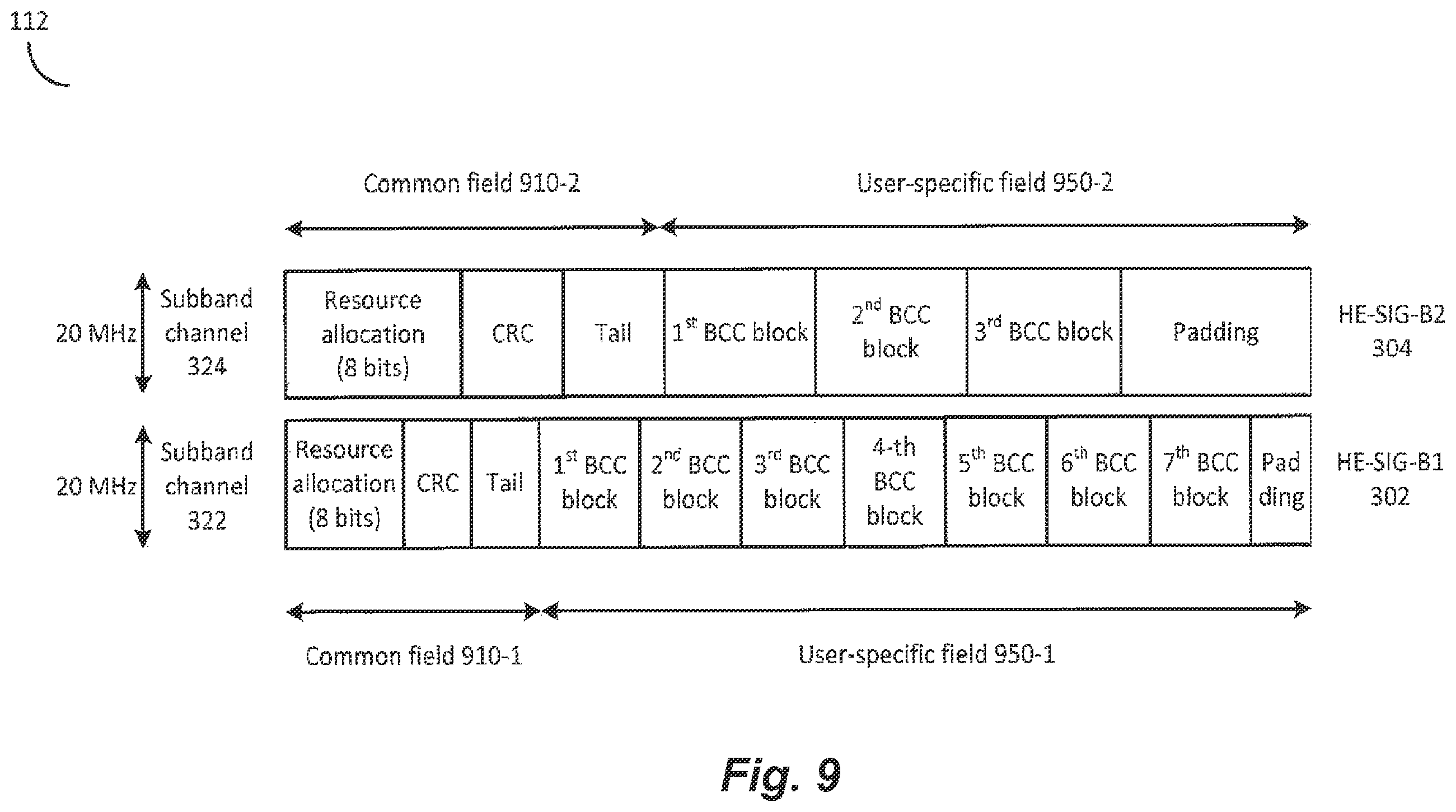 Patent US12375334 Figure 9 – Transmission apparatus and transmission method for transmitting a control signal in a wireless communication system