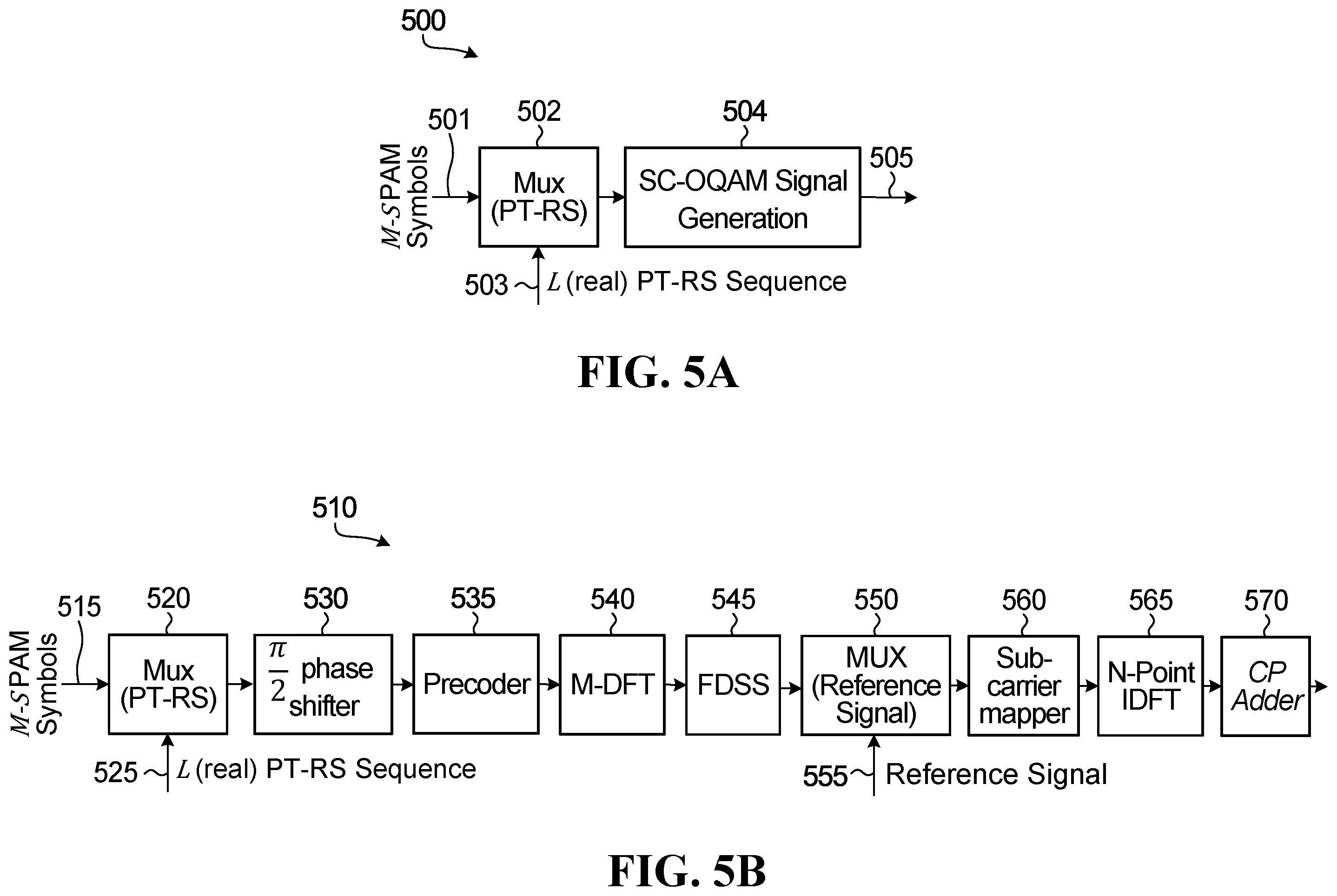Patent US12375338 Figure 8 – Methods and apparatus for using a phase tracking reference signal with a single carrier waveform