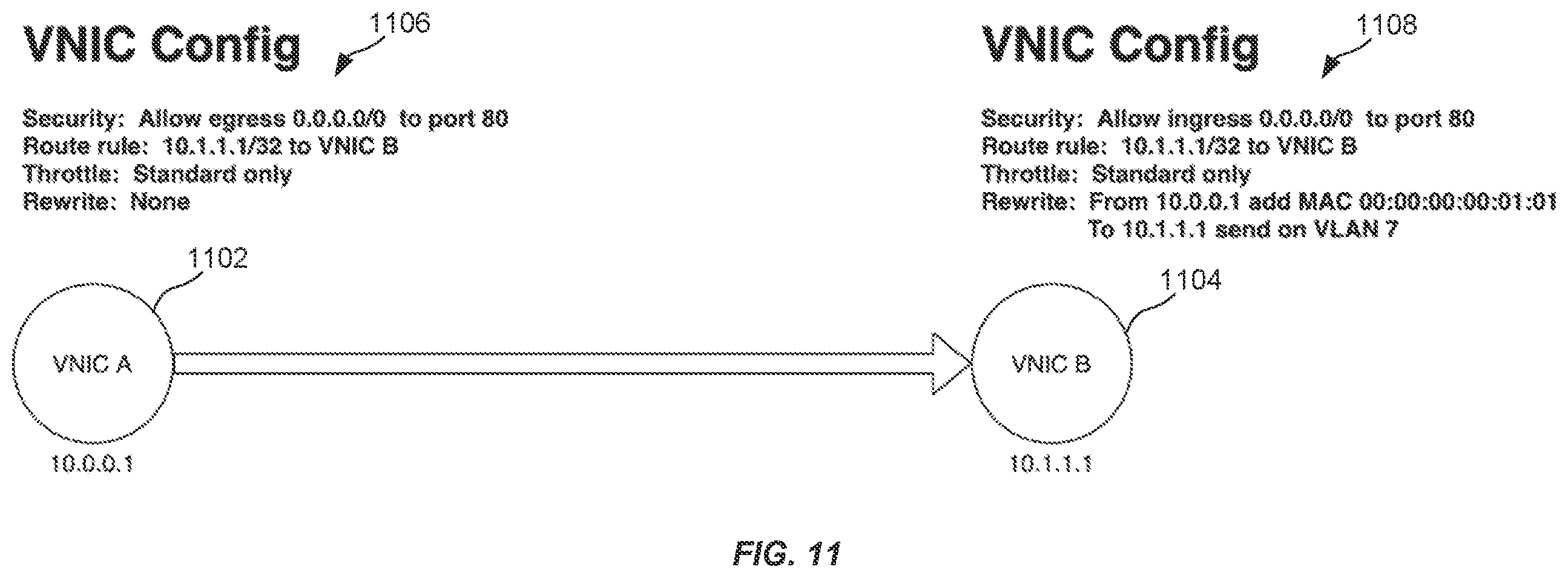 Patent US12375397 Figure 11 – Geometric based flow programming