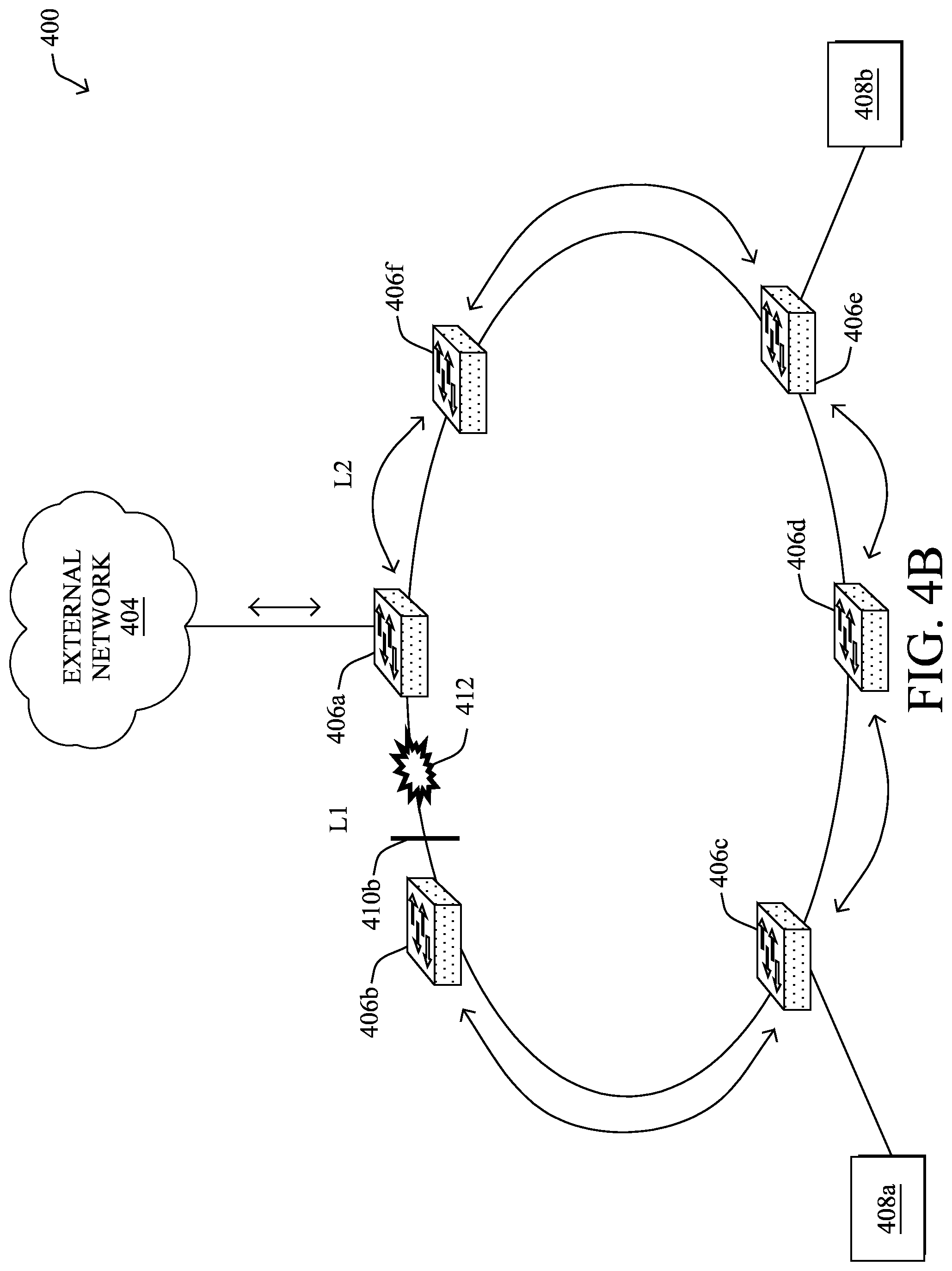 Patent US12375410 Figure 5 – Position aware load balancing in a ring network