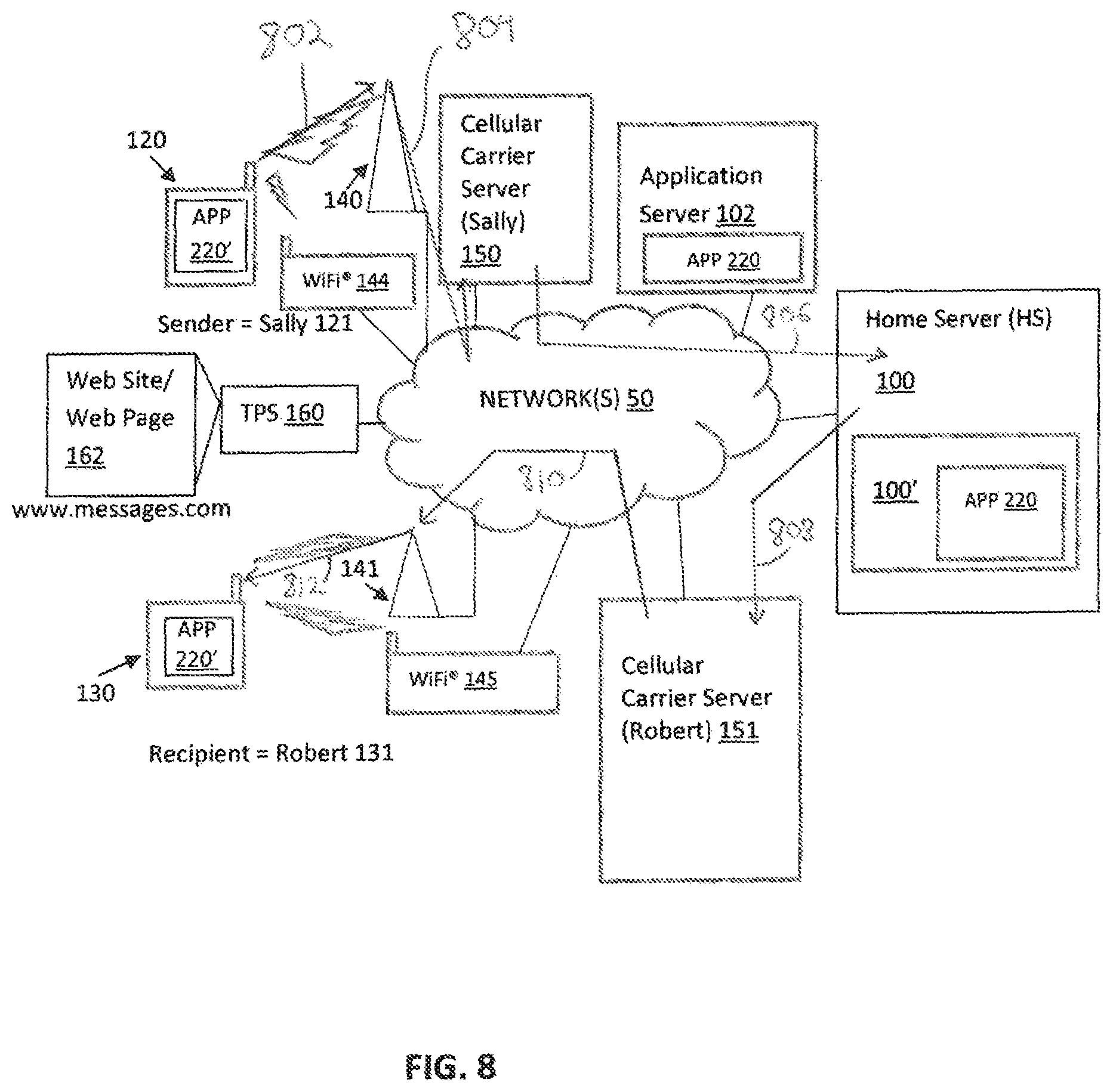 Patent US12375434 Figure 18 – Method and system for providing messages in graphics