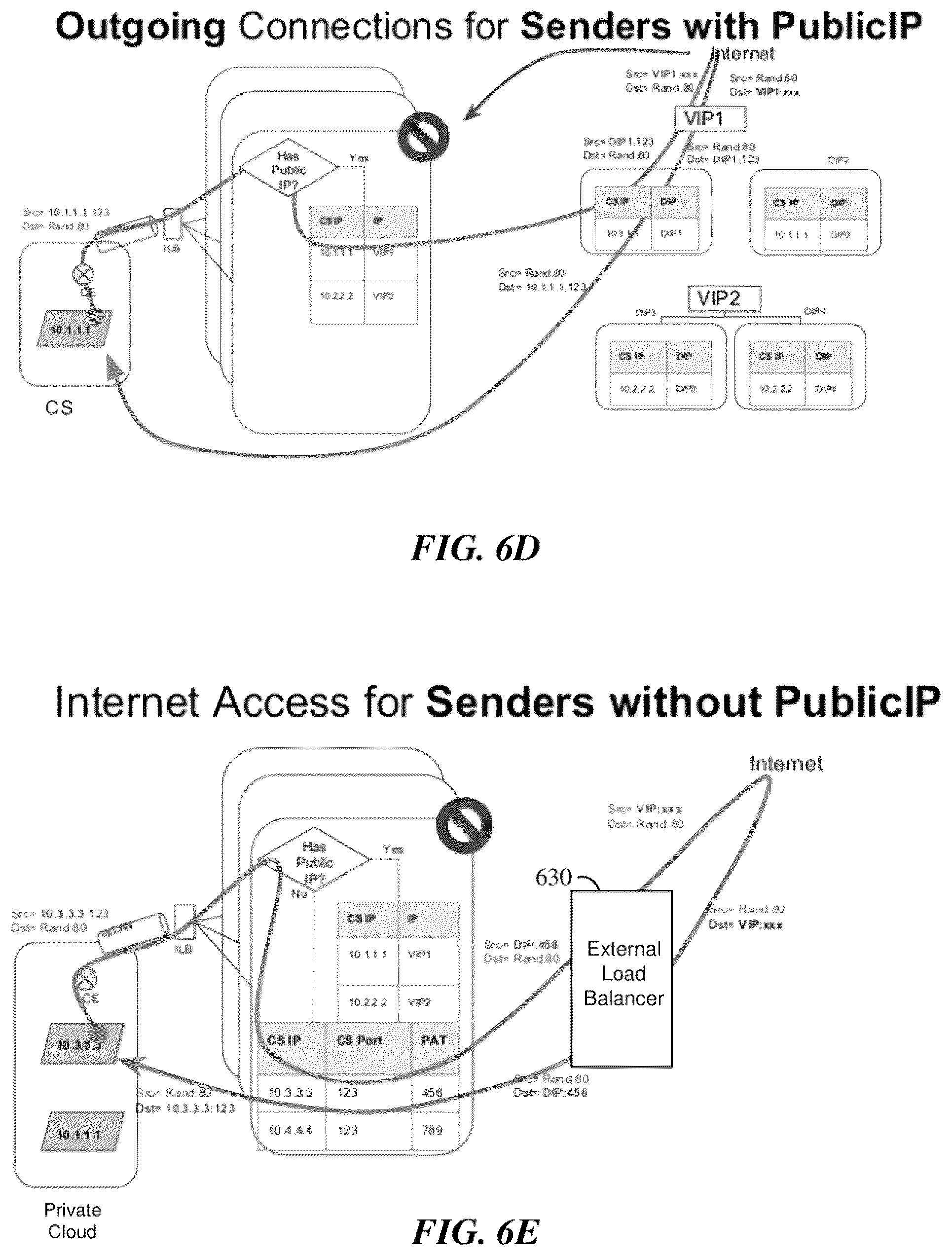 Patent US12375449 Figure 10 – Virtual private cloud network switching