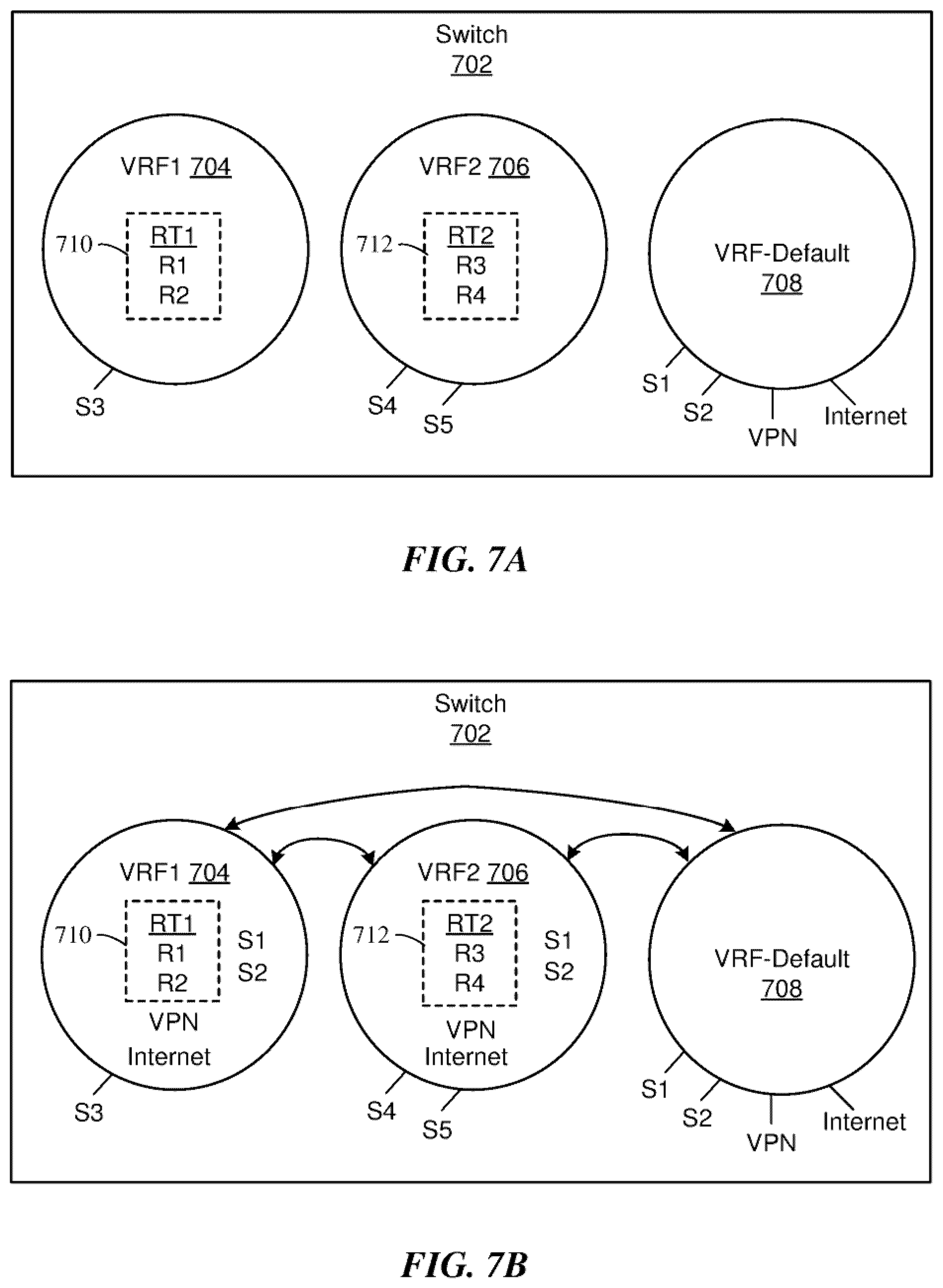 Patent US12375449 Figure 11 – Virtual private cloud network switching