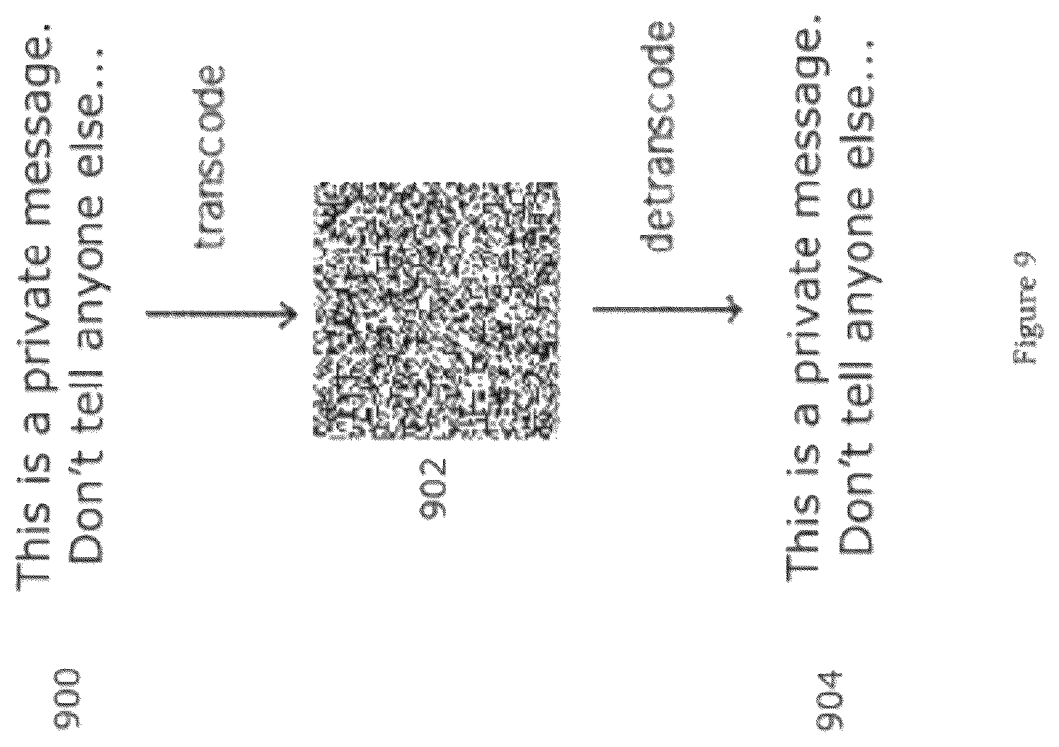Patent US12375459 Figure 10 – Systems, methods, and applications for transcoding data into media files