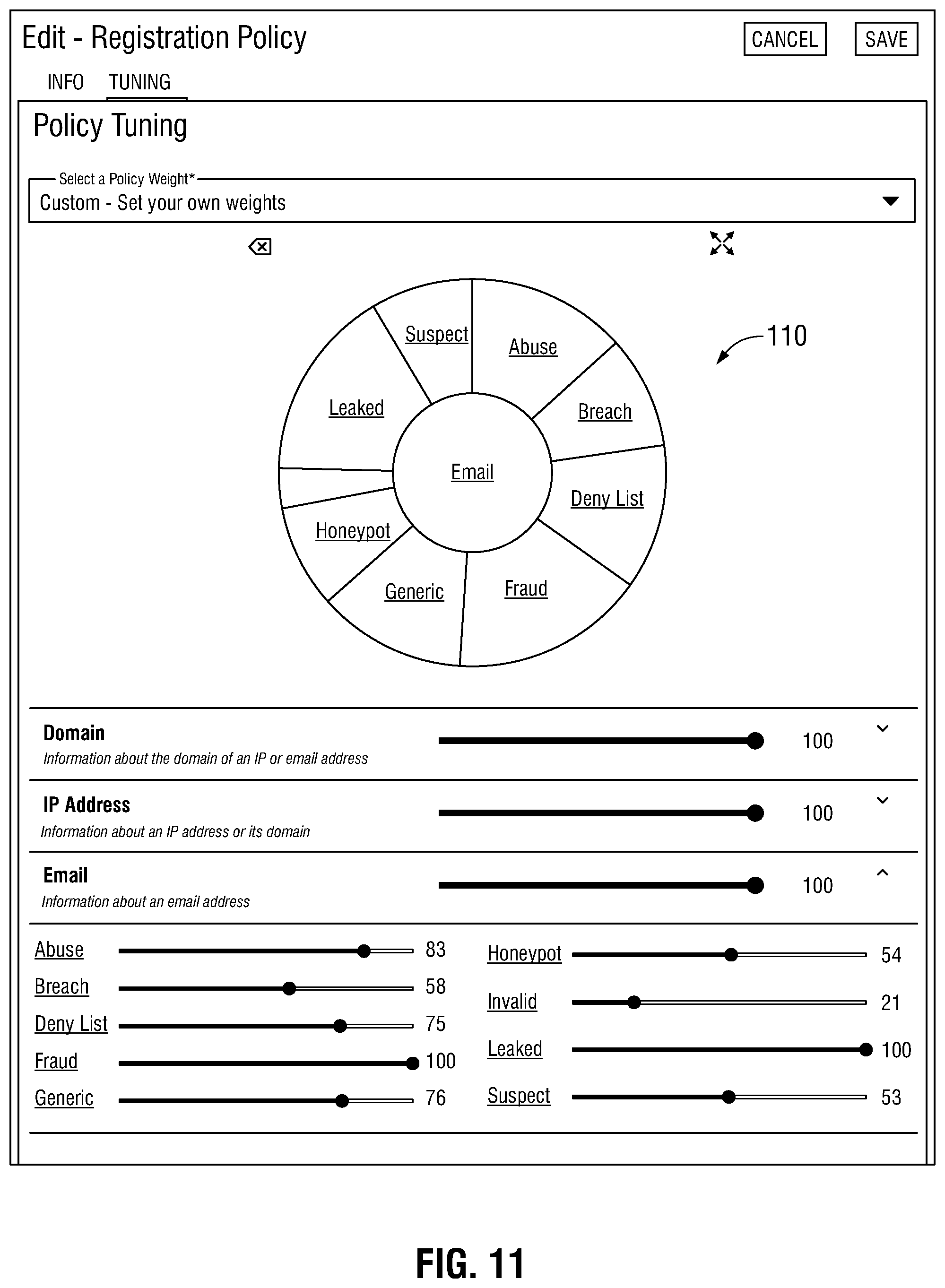 Patent US12375494 Figure 11 – Method and system for making identity decisions