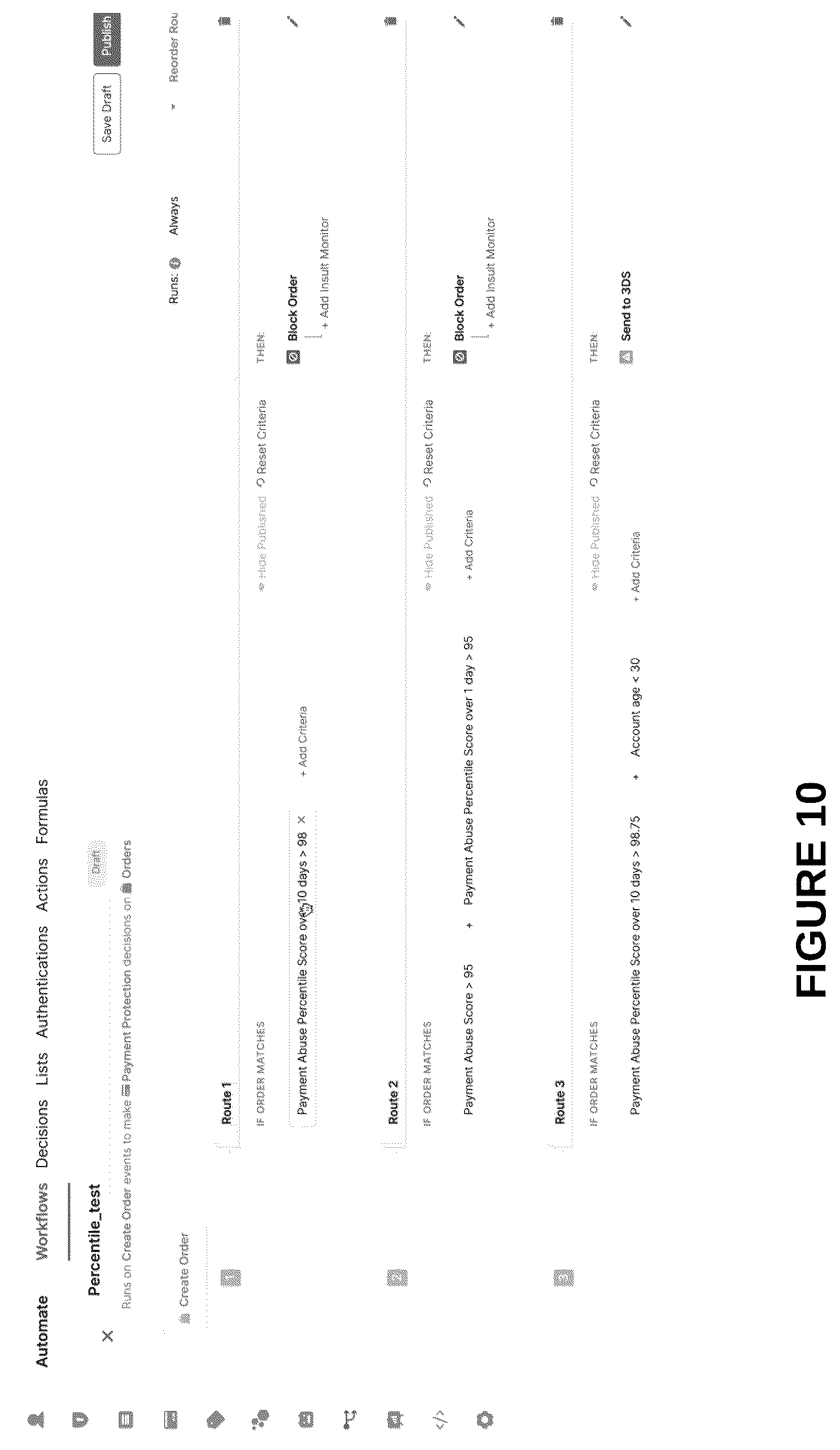 Patent US12375500 Figure 10 – Systems and methods for digital threat assessment and mitigation using t-digest score distribution representations and percentile-based threat scoring in a digital threat mitigation platform