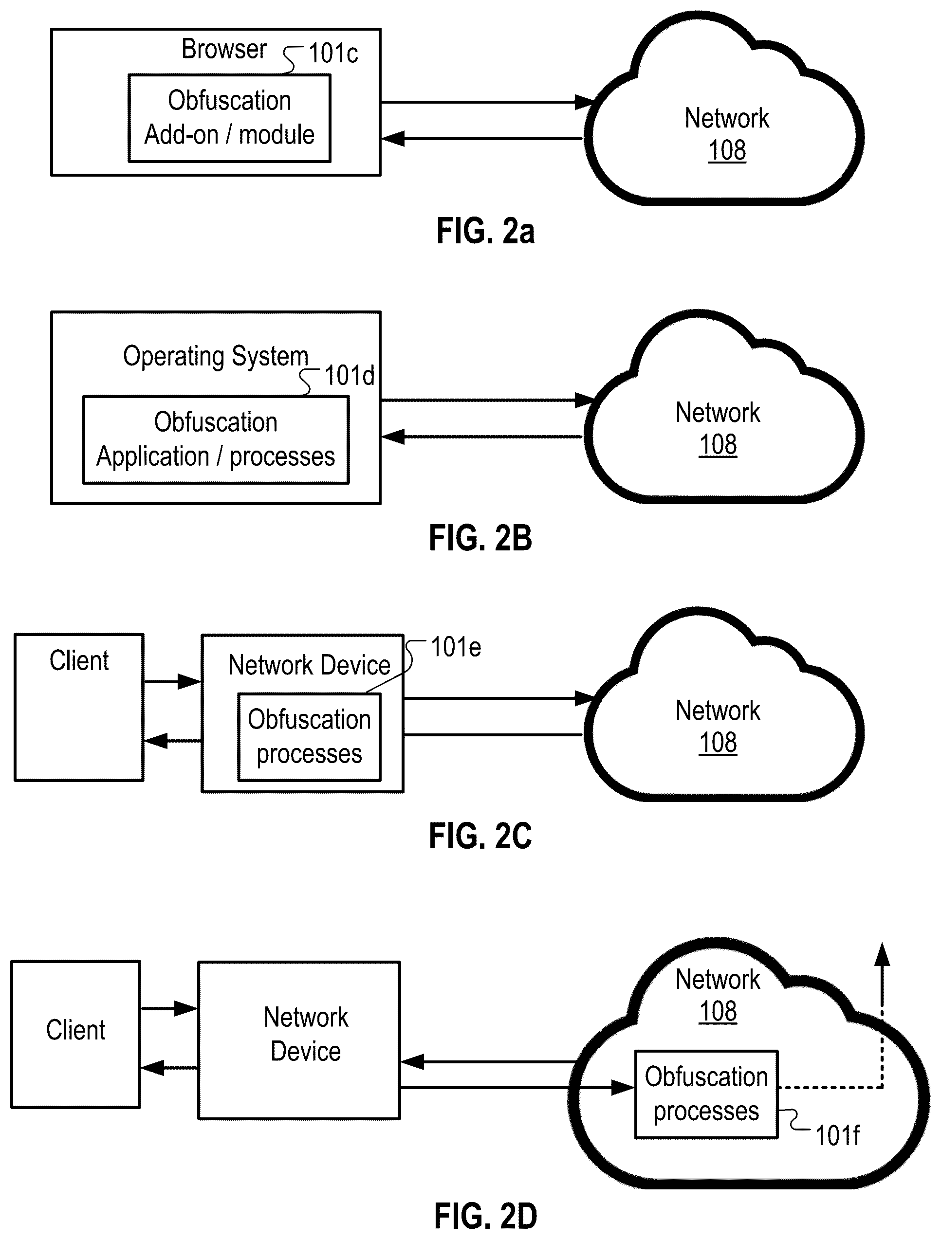 Patent US12375501 Figure 2 – Encrypted traffic obfuscation method and system