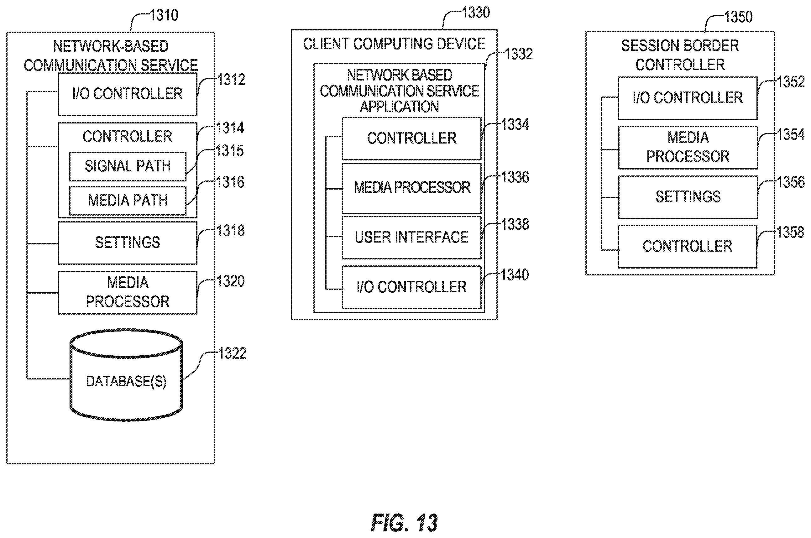 Patent US12375532 Figure 13 – Media flow control for direct routing in network-based telephony