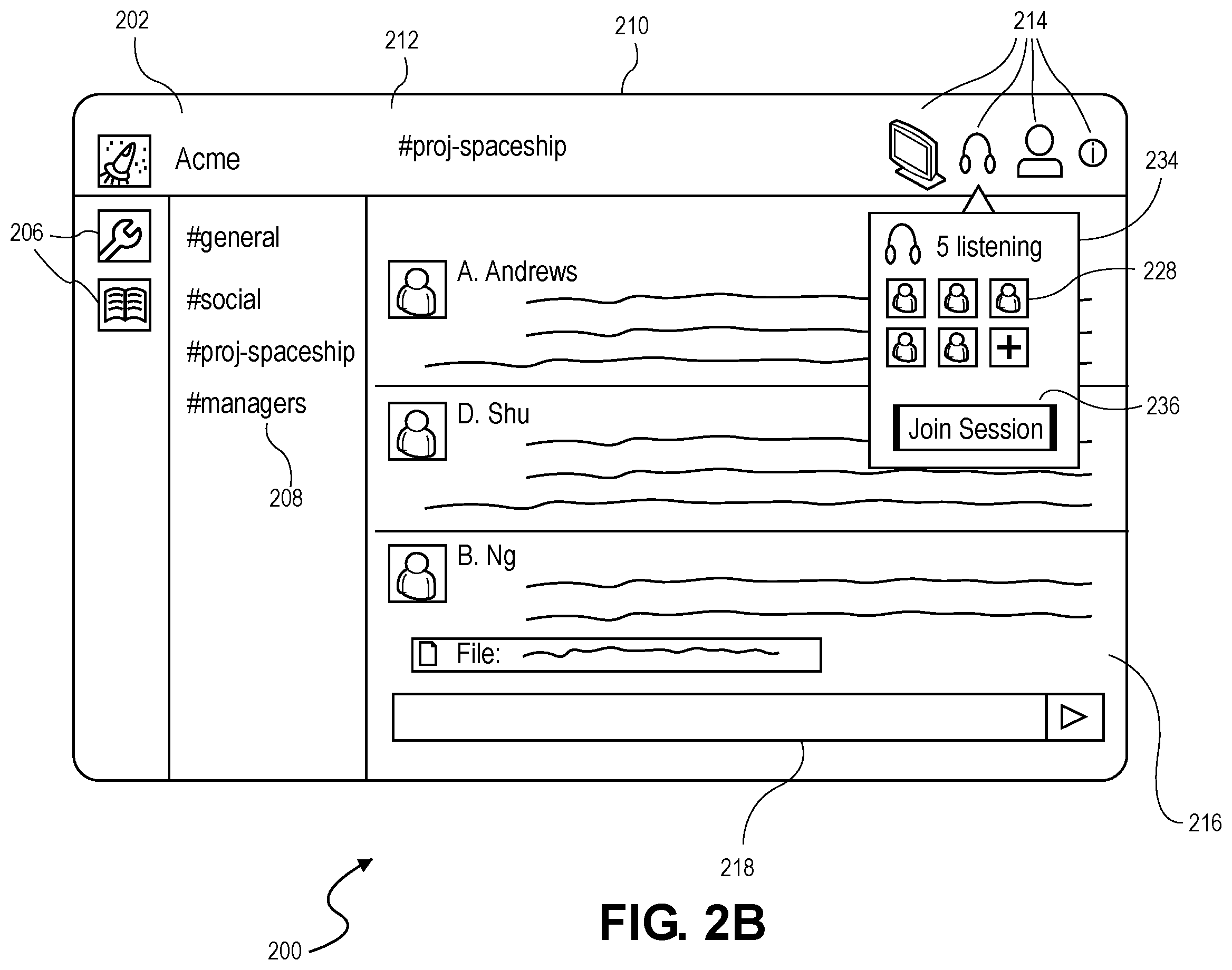 Patent US12375538 Figure 4 – Ambient, ad hoc, multimedia collaboration in a group-based communication system