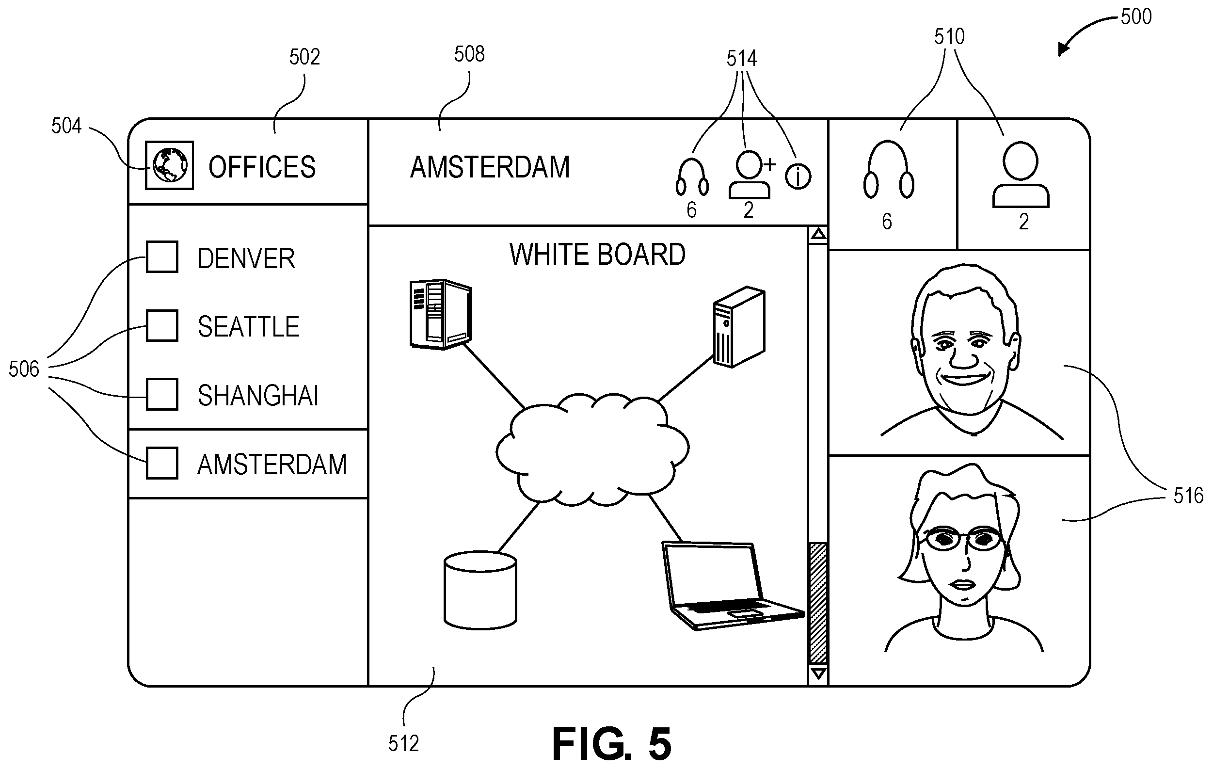 Patent US12375538 Figure 7 – Ambient, ad hoc, multimedia collaboration in a group-based communication system