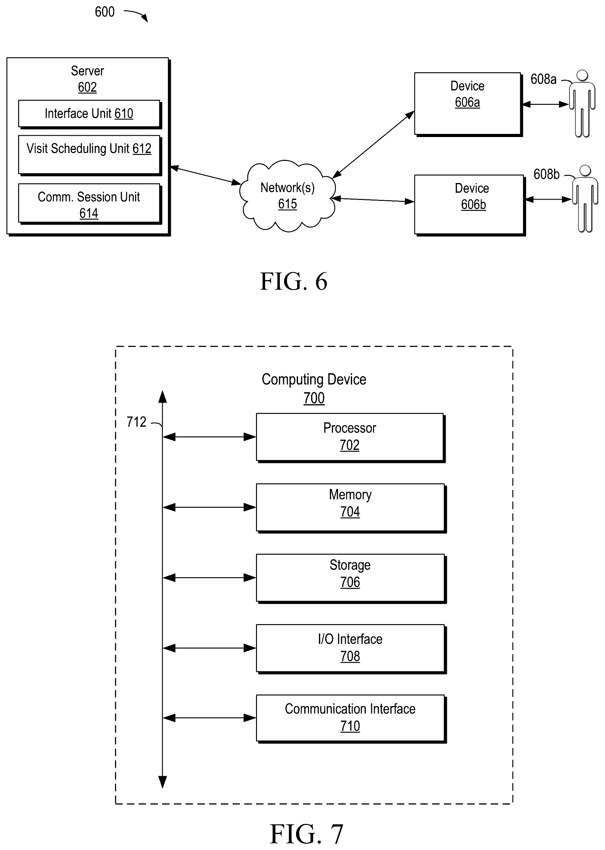 Patent US12375539 Figure 6 – Inmate communication system with flexible video visitation scheduling