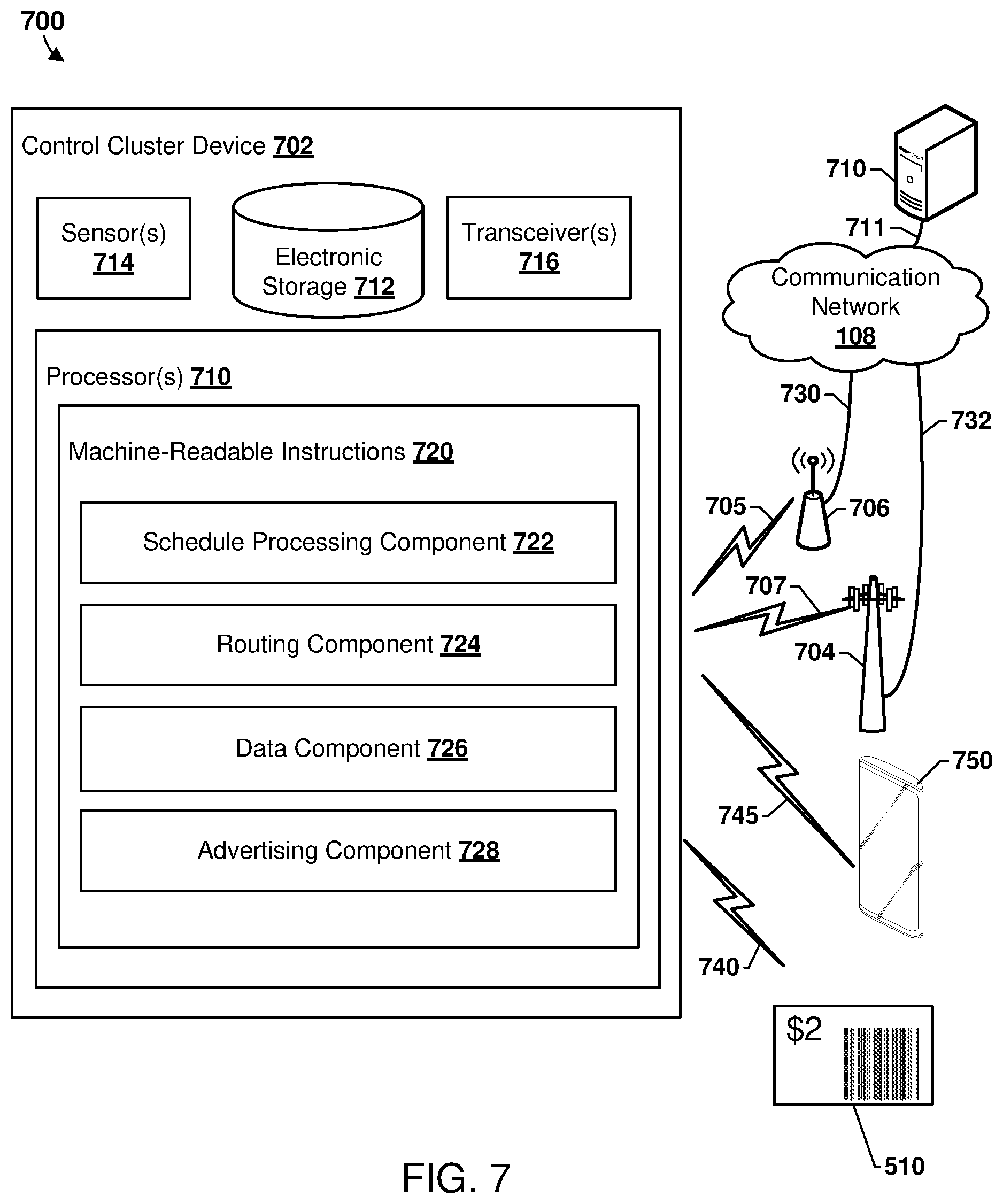 Patent US12375558 Figure 7 – Role switching in a mesh network using periodic advertisement