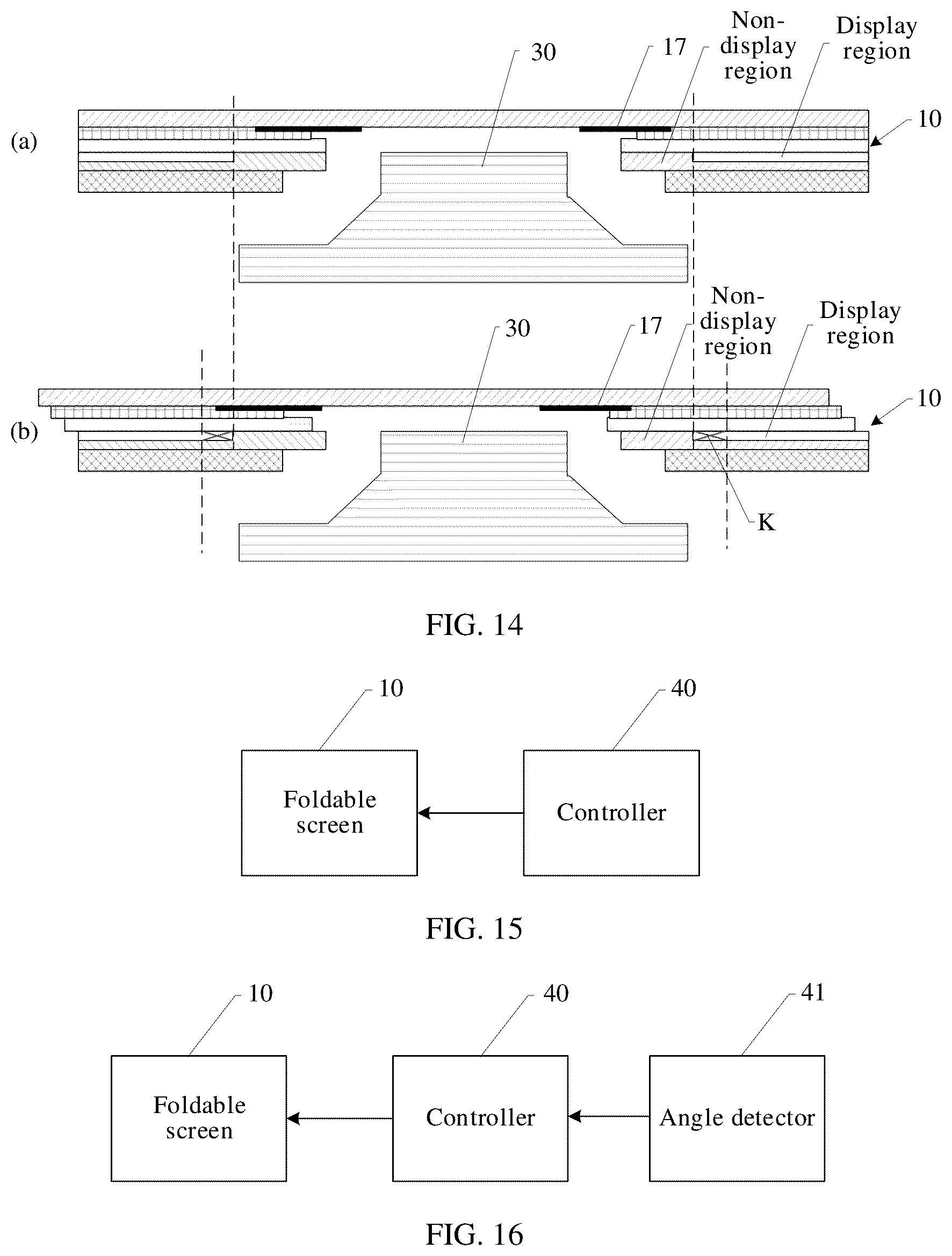 Patent US12375591 Figure 13 – Electronic device with foldable screen and control method