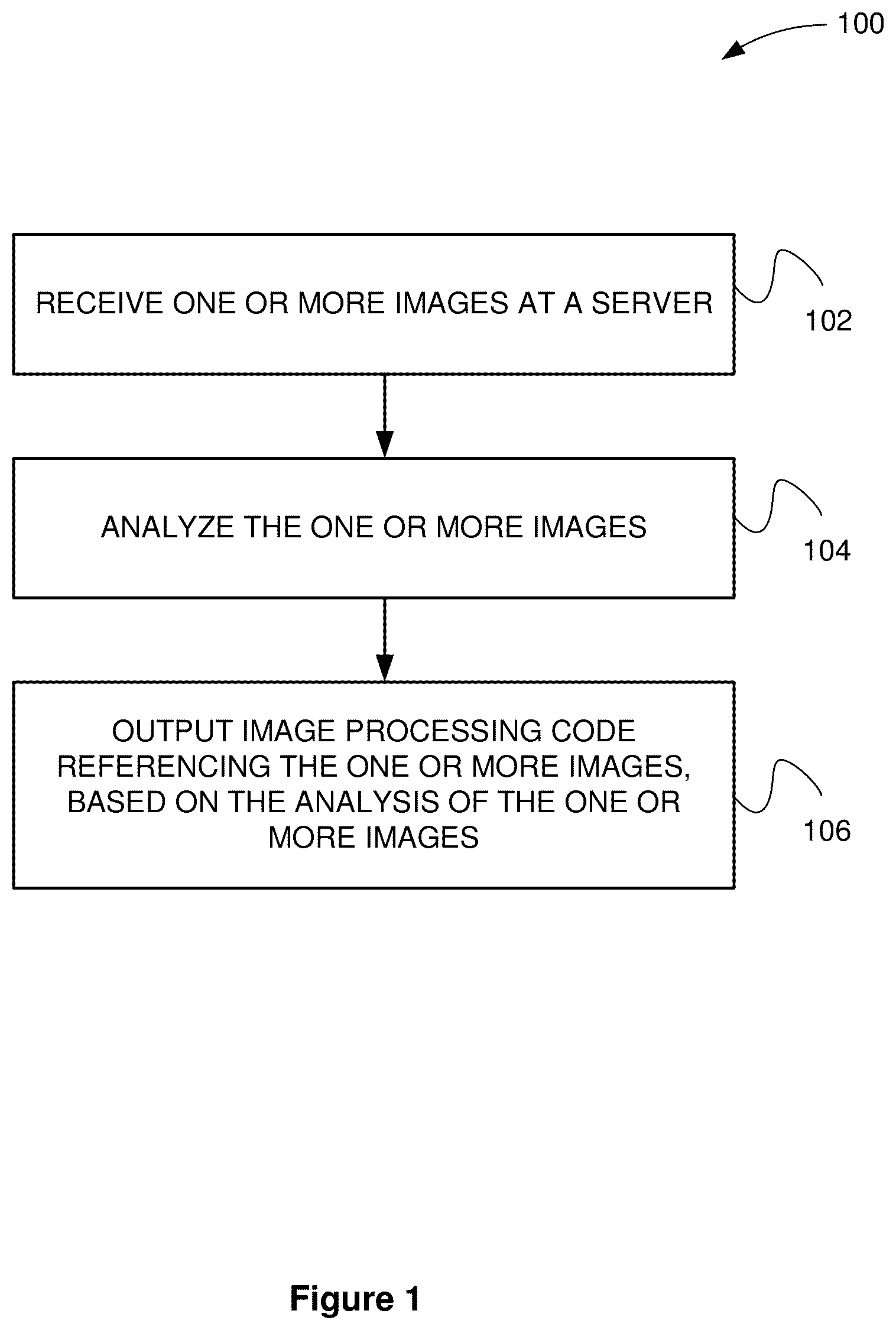 Patent US12375614 — System, method, and computer program product for exchanging images — Figure 1