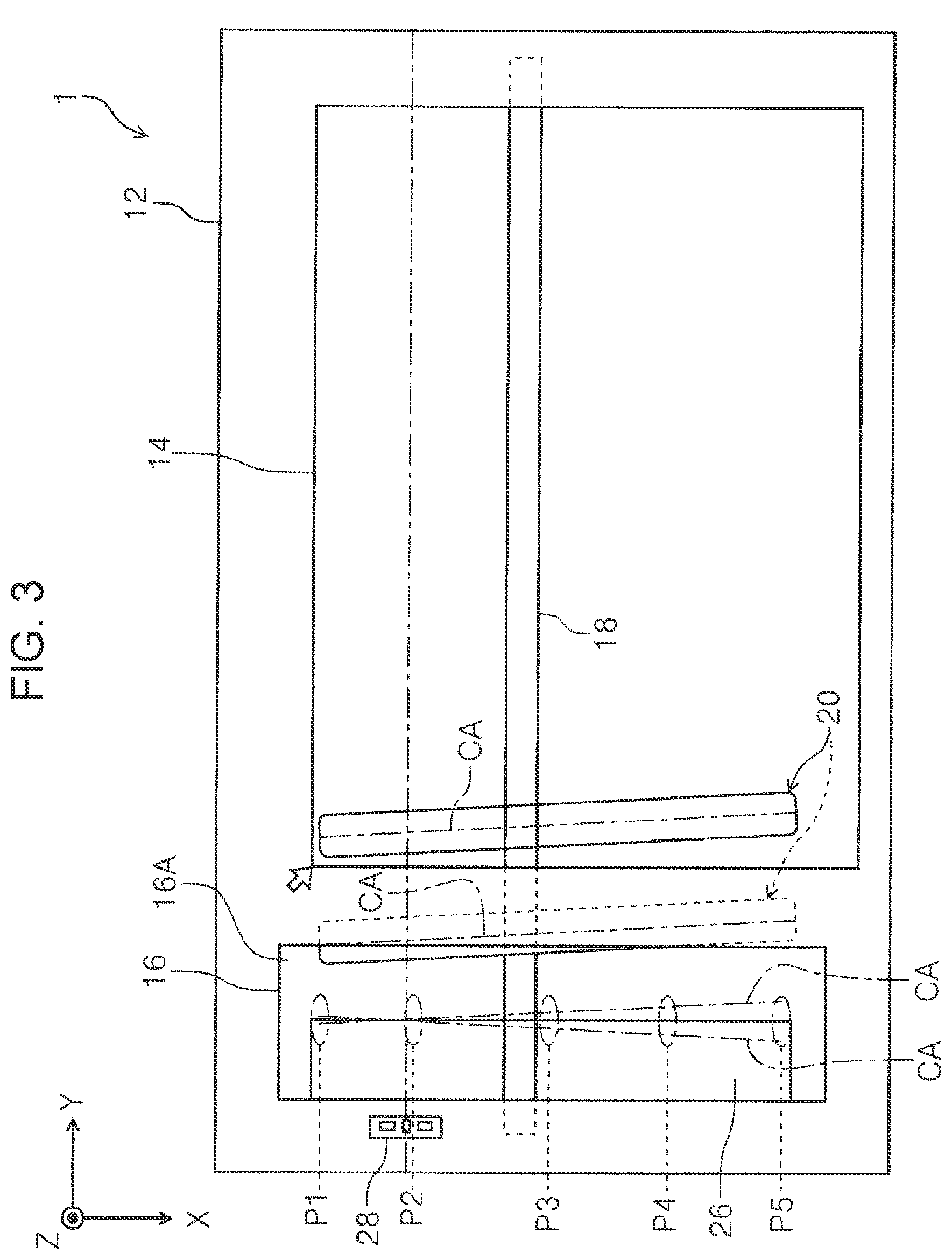 Patent US12375615 Figure 3 – Reading apparatus, method of controlling reading apparatus, and non-transitory computer-readable storage medium storing program causing computer to control reading apparatus to correct reading position of document