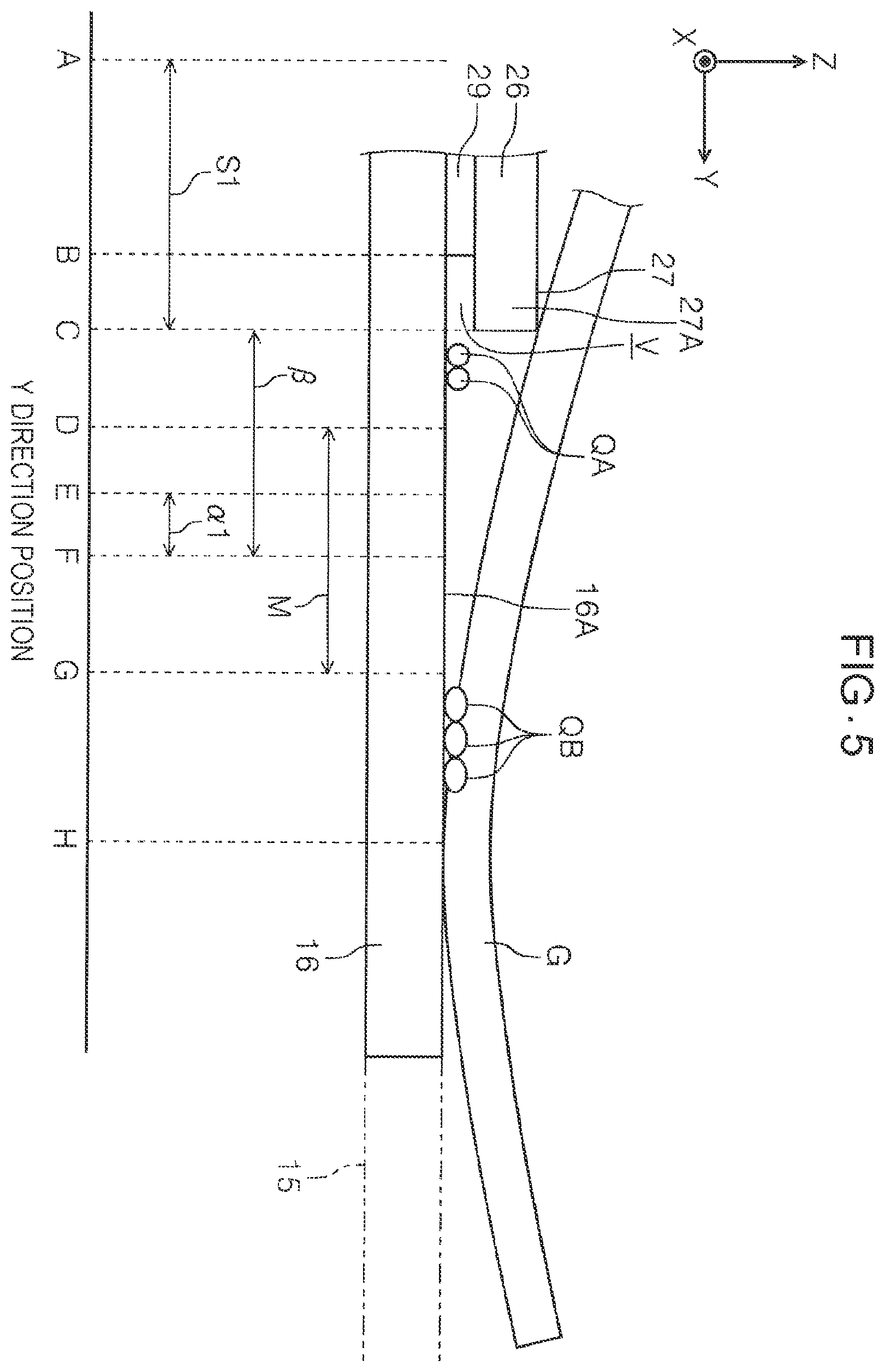 Patent US12375615 Figure 5 – Reading apparatus, method of controlling reading apparatus, and non-transitory computer-readable storage medium storing program causing computer to control reading apparatus to correct reading position of document