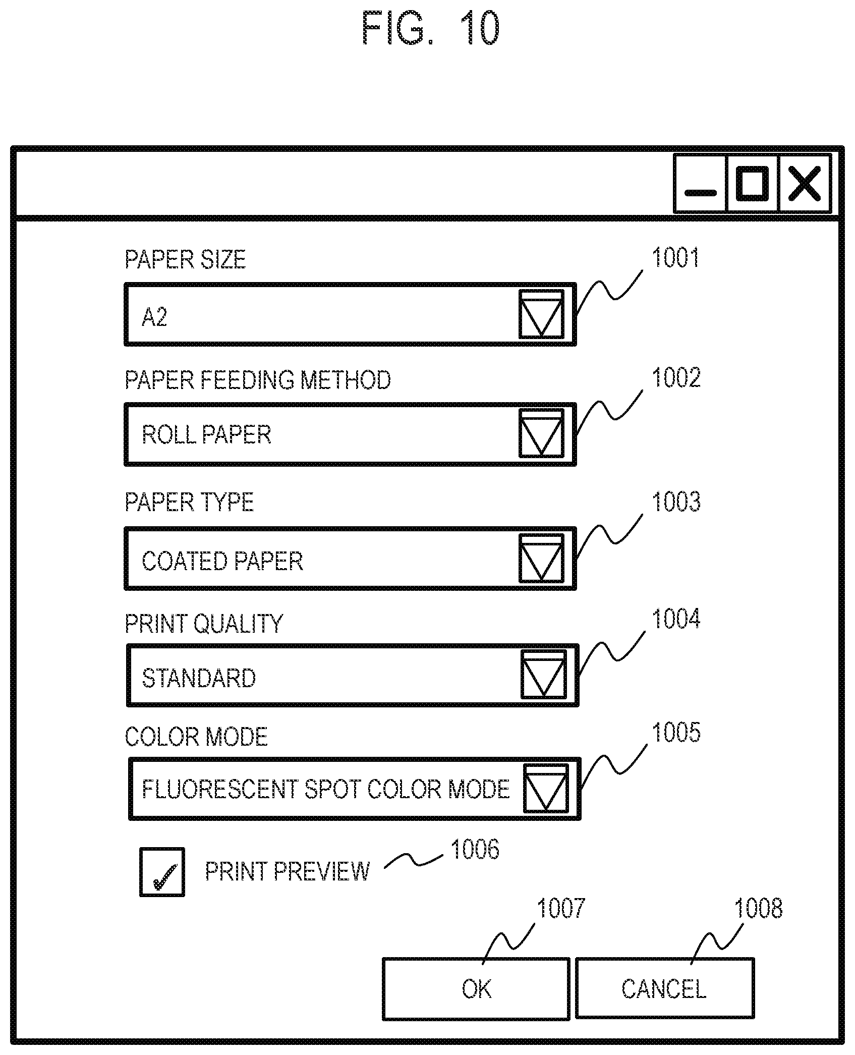 Patent US12375617 Figure 11 – Non-transitory computer readable storage medium, image processing apparatus, and control method of image processing apparatus for settings for performing printing using spot colors
